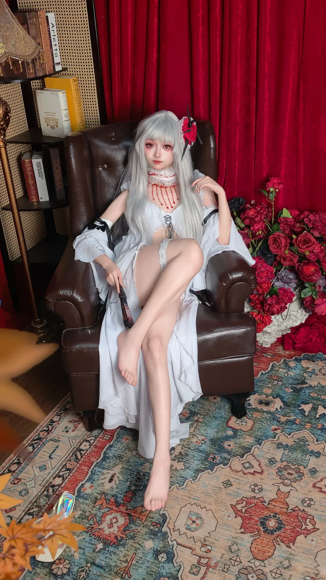 【可可莉克cos】无期迷途的玫瑰与折扇 - 第 5 张