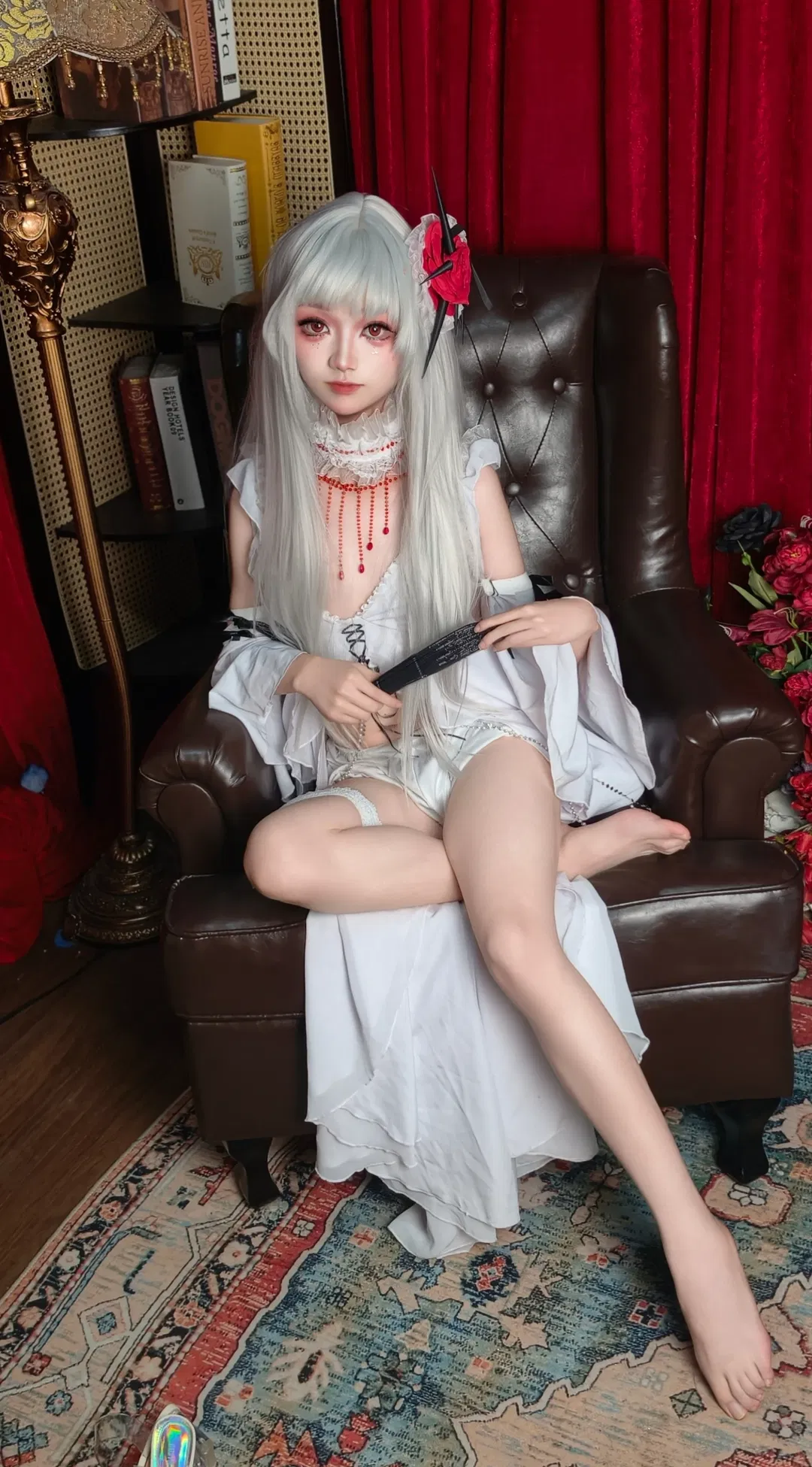 【可可莉克cos】無期迷途裡的復古紅白迷夢 - 第 3 張