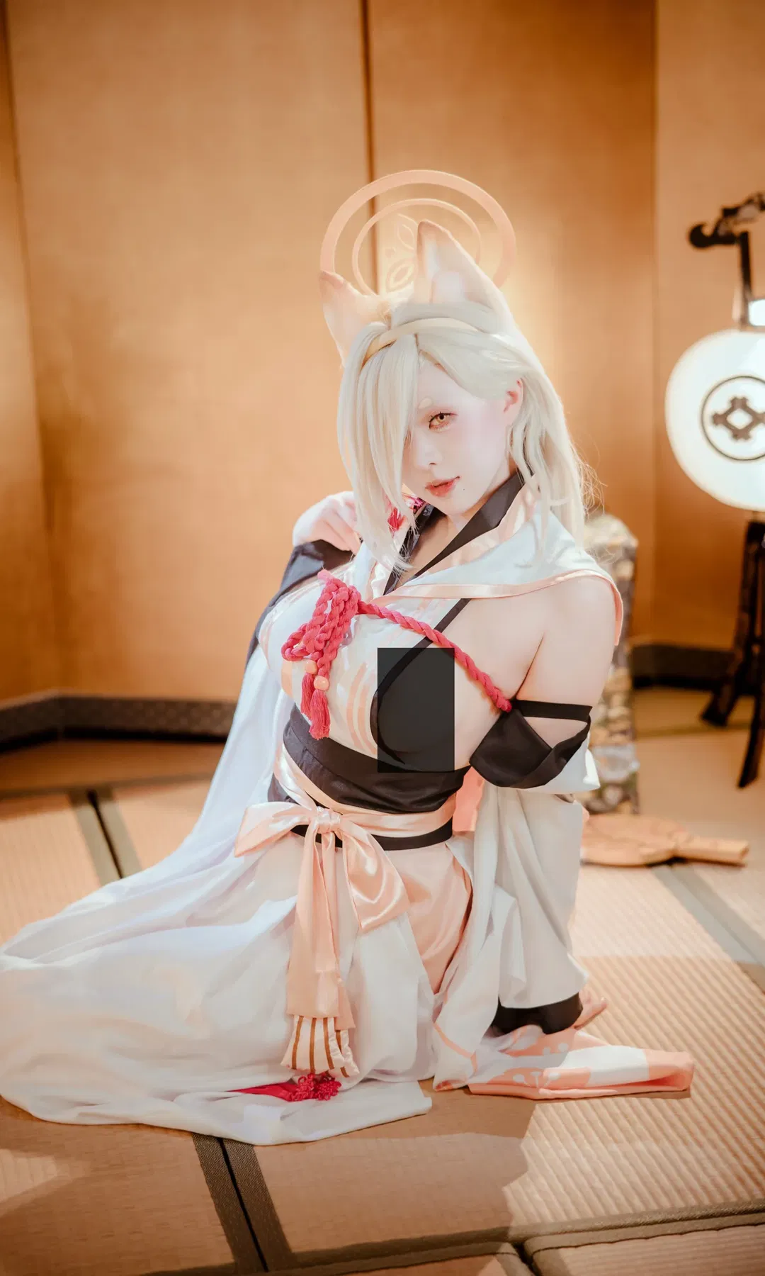 【桑上カホコスプレ】ブルーアーカイブ 和風狐耳少女のスタジオ撮影記録 - 4 枚目