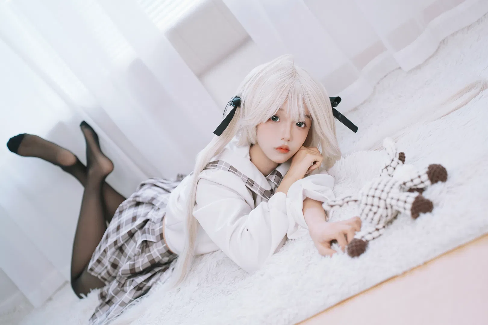 【穹妹cos】缘之空校服造型日常 - 第 4 张