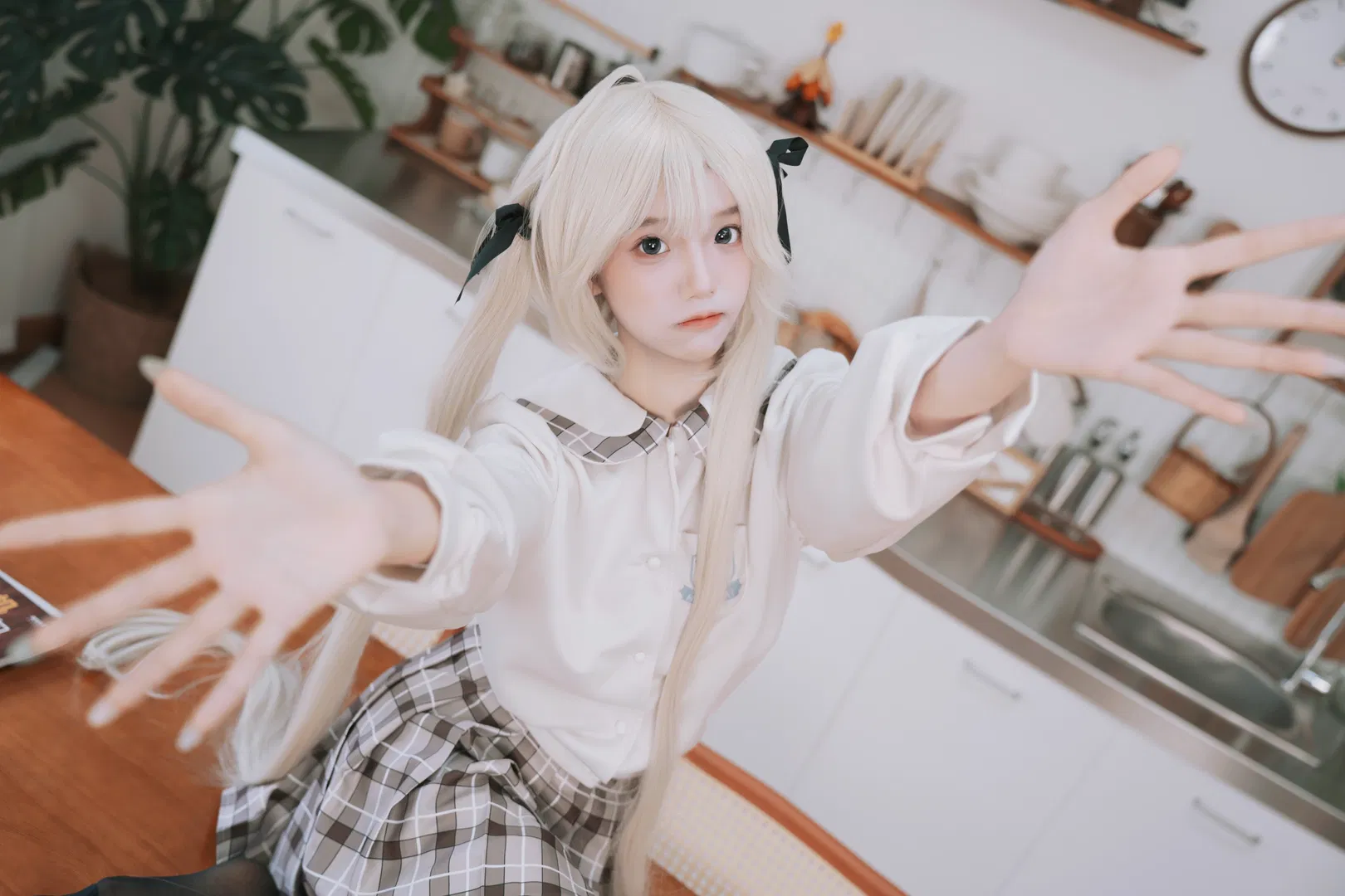 【穹妹cos】缘之空校服造型日常 - 第 8 张