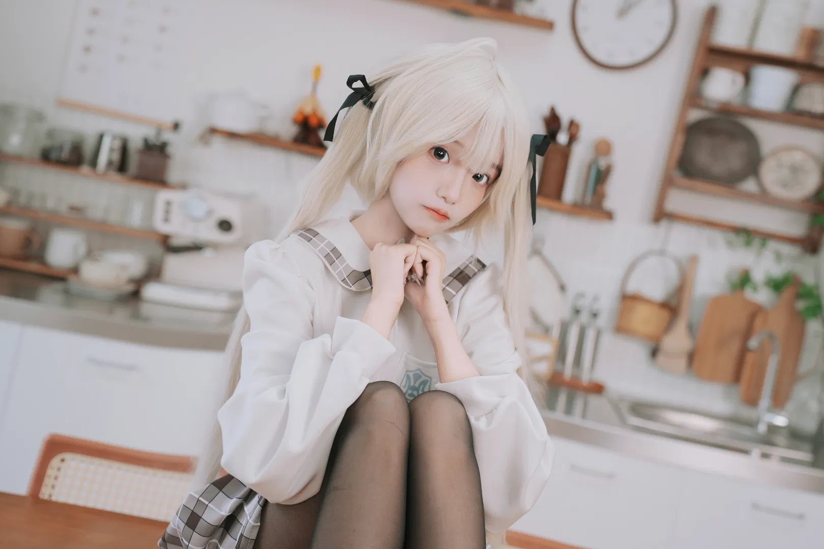 【穹妹cos】缘之空校服造型日常 - 第 9 张
