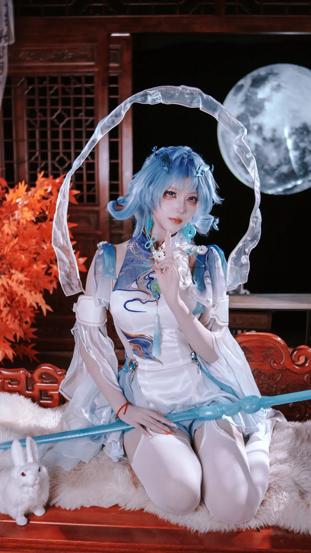 【清宵cos】鸣潮师尊的满月之夜 - 第 1 张