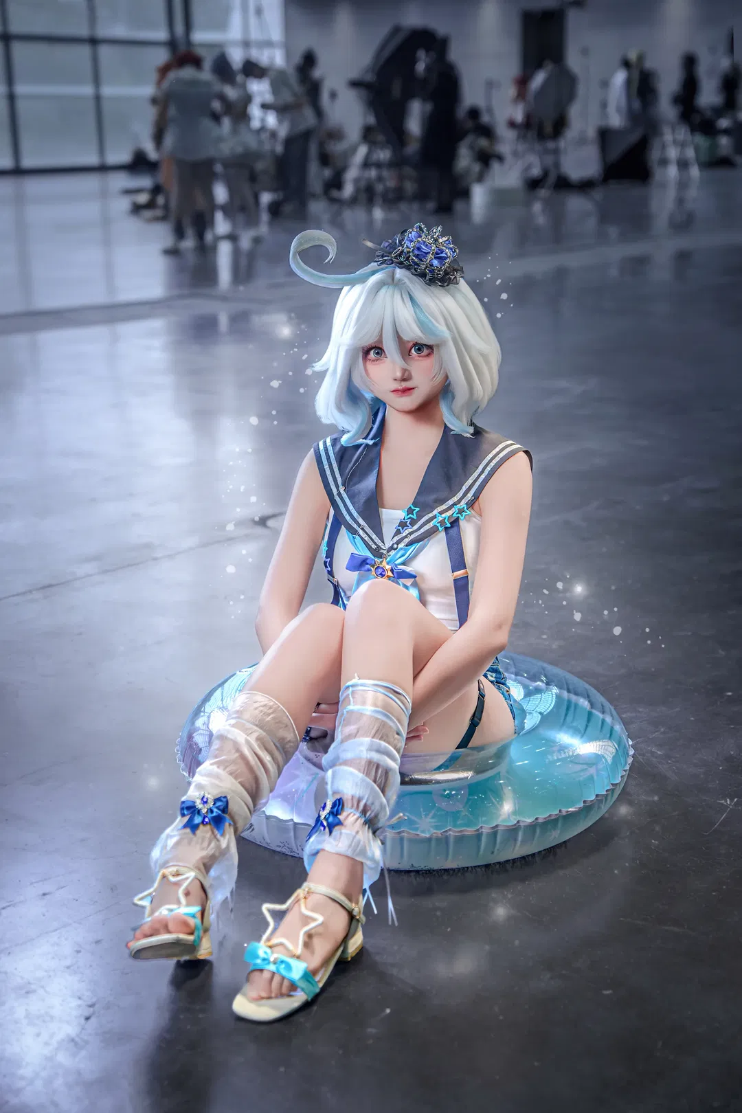 【芙宁娜cos】原神泳池造型的拍摄技巧分享 - 第 1 张