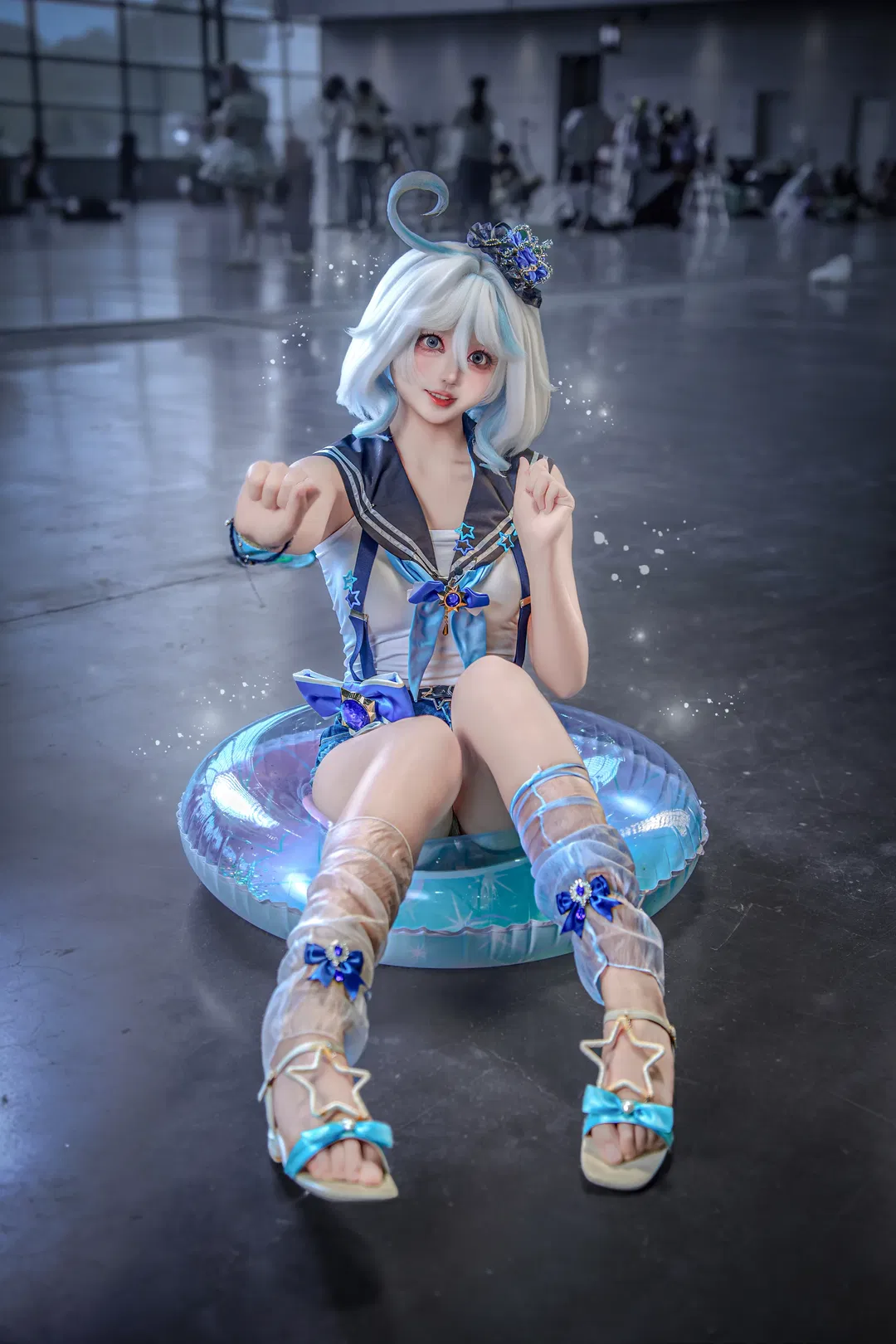 【芙宁娜cos】原神泳池造型的拍摄技巧分享 - 第 3 张