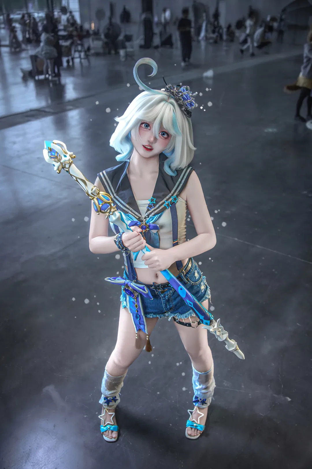 【芙宁娜cos】原神泳装芙宁娜漫展返图 - 第 1 张