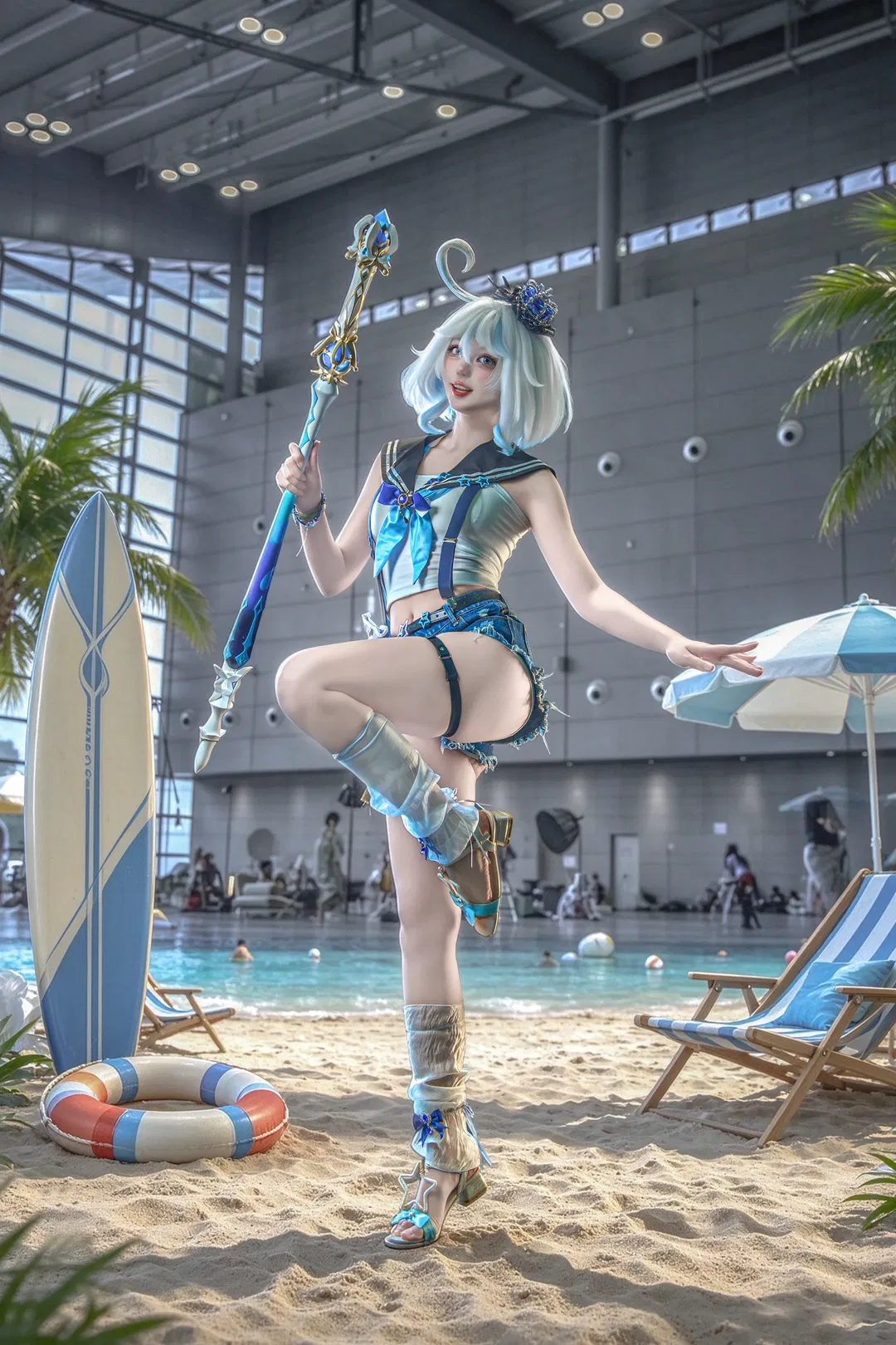 【芙寧娜cos】原神夏日海灘風場照記錄 - 第 3 張