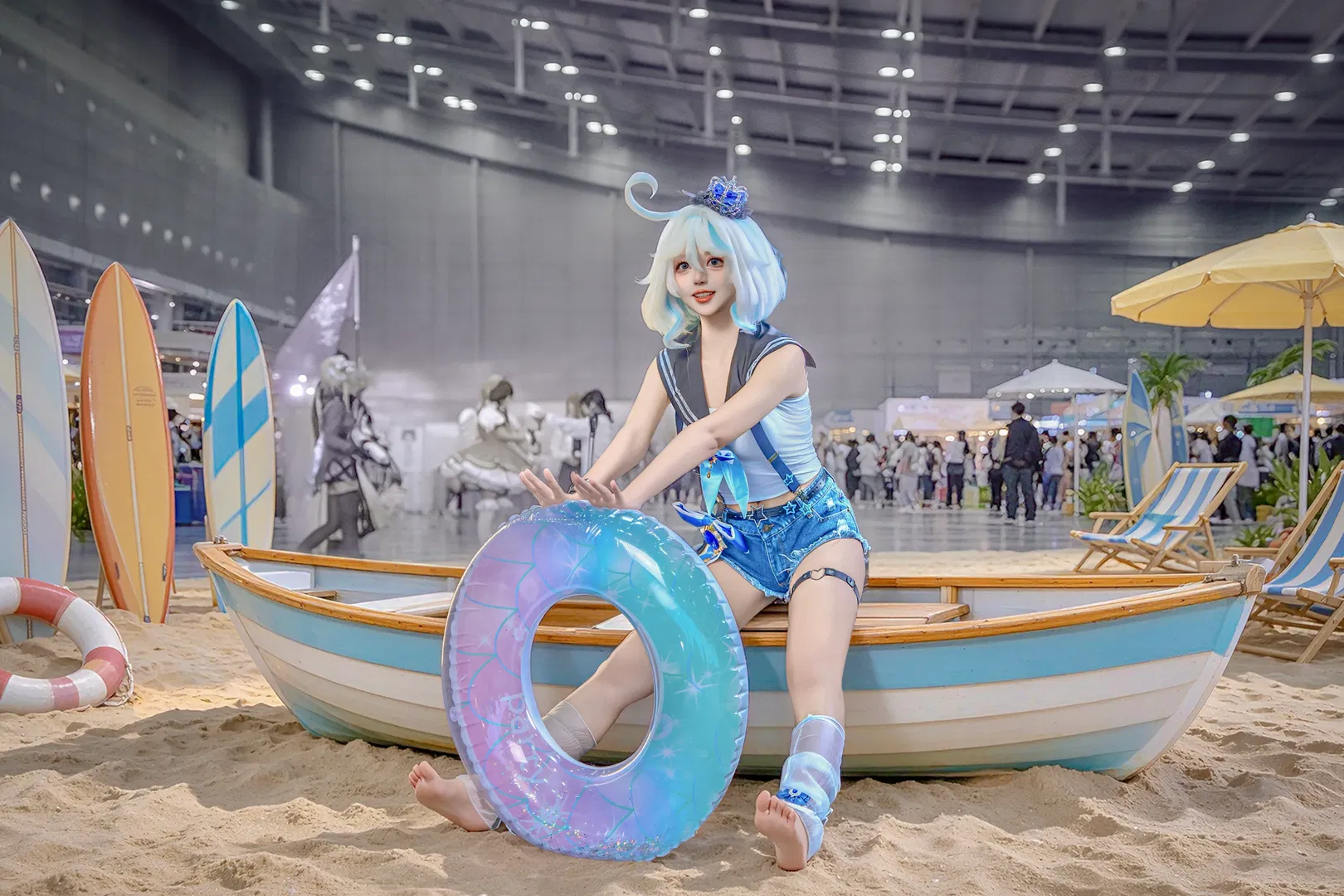 【芙寧娜cos】原神夏日海灘風場照記錄 - 第 4 張