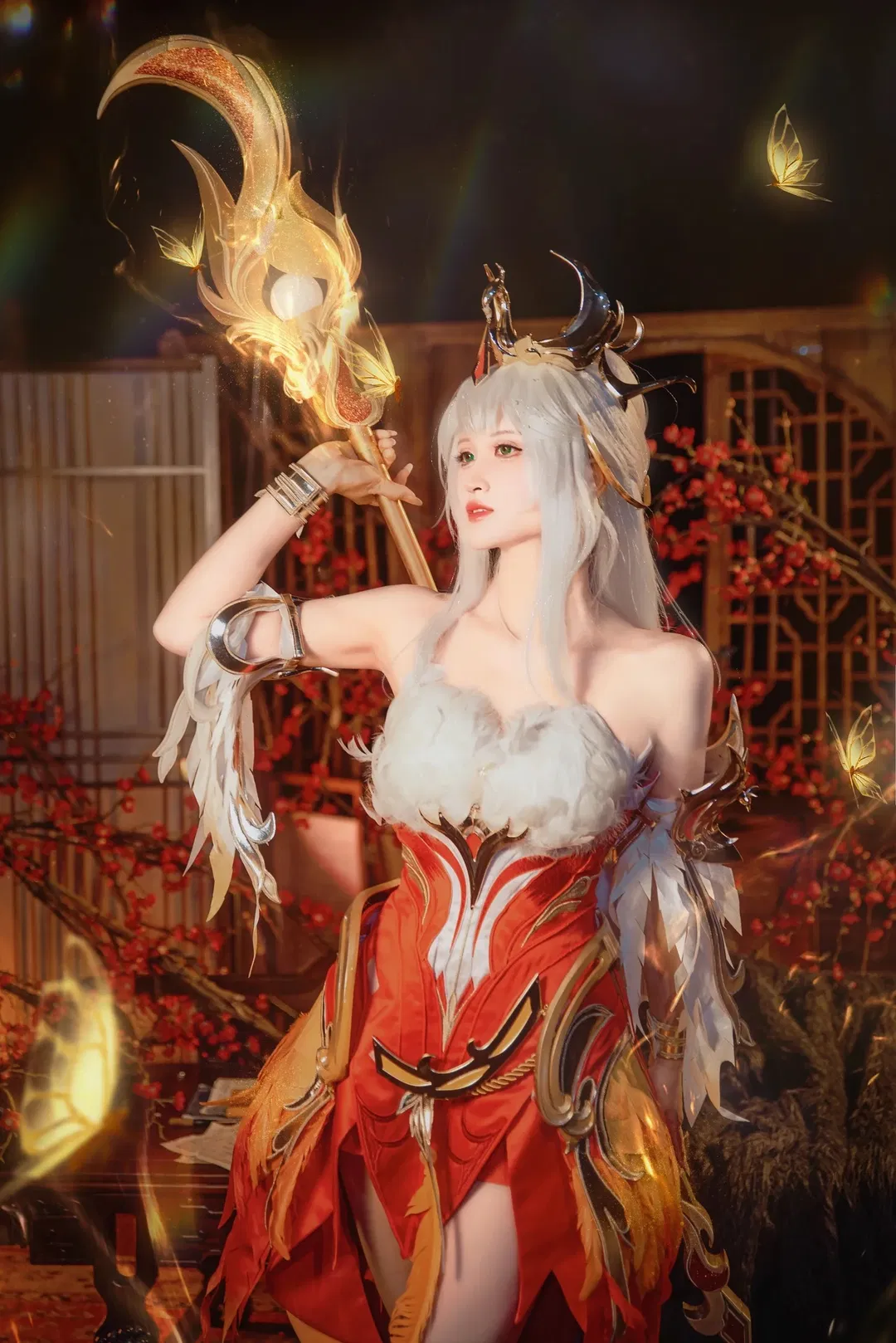 【王昭君cos】王者荣耀凤凰于飞皮肤细节还原 - 第 1 张