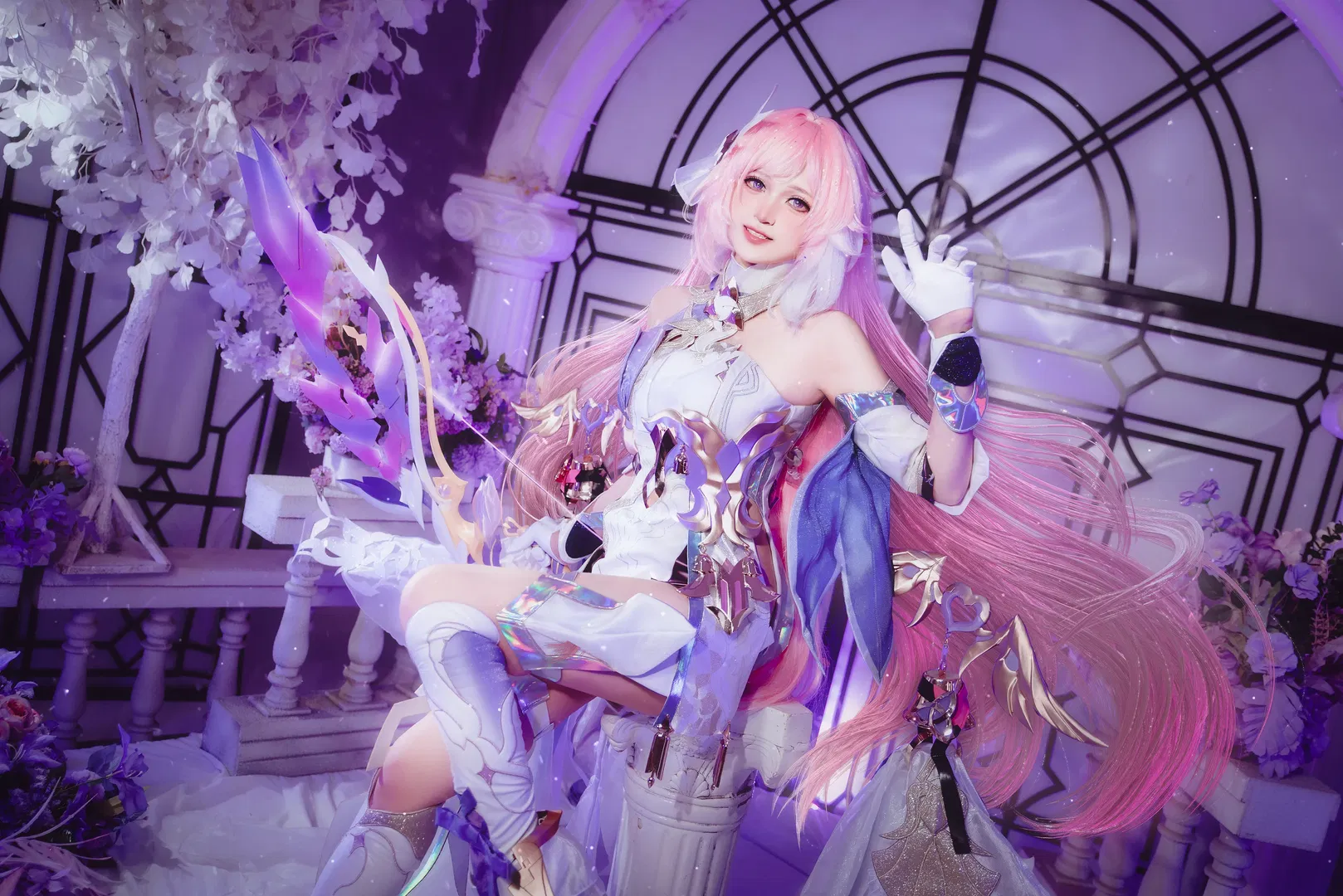 【爱莉希雅cos】崩坏三：人之律者的梦幻瞬间 - 第 2 张