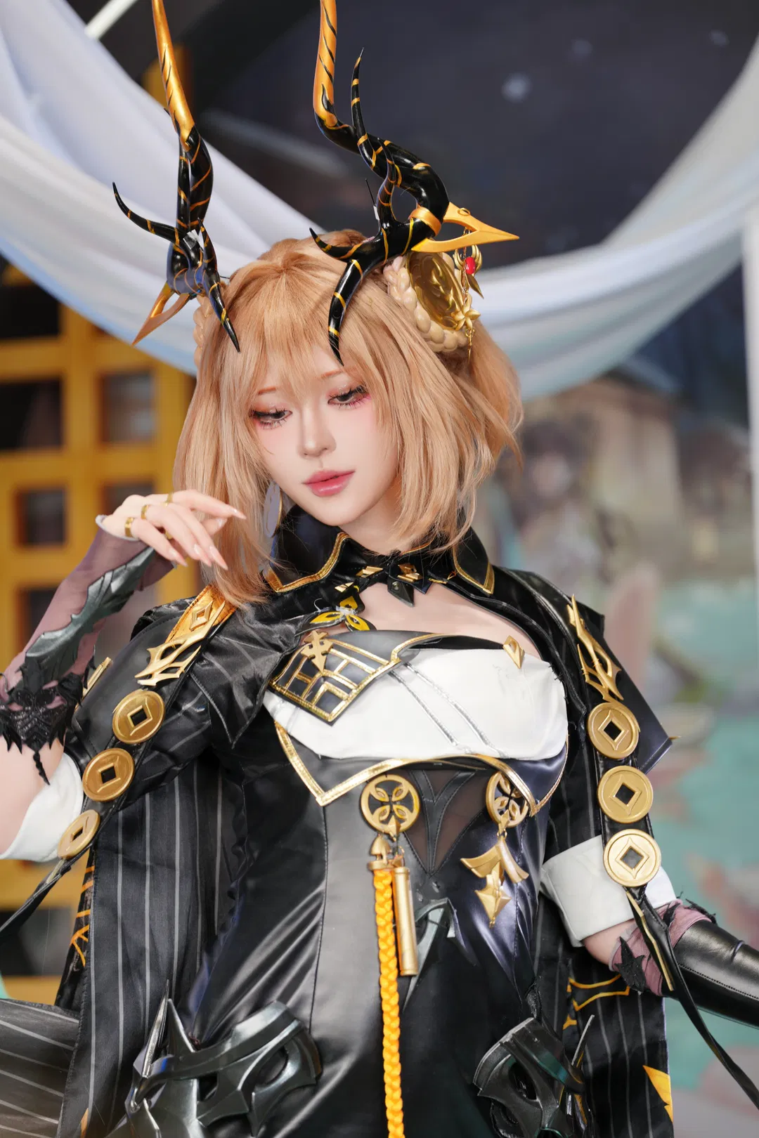 【止流cos】二重螺旋黑金造型漫展返图 - 第 10 张