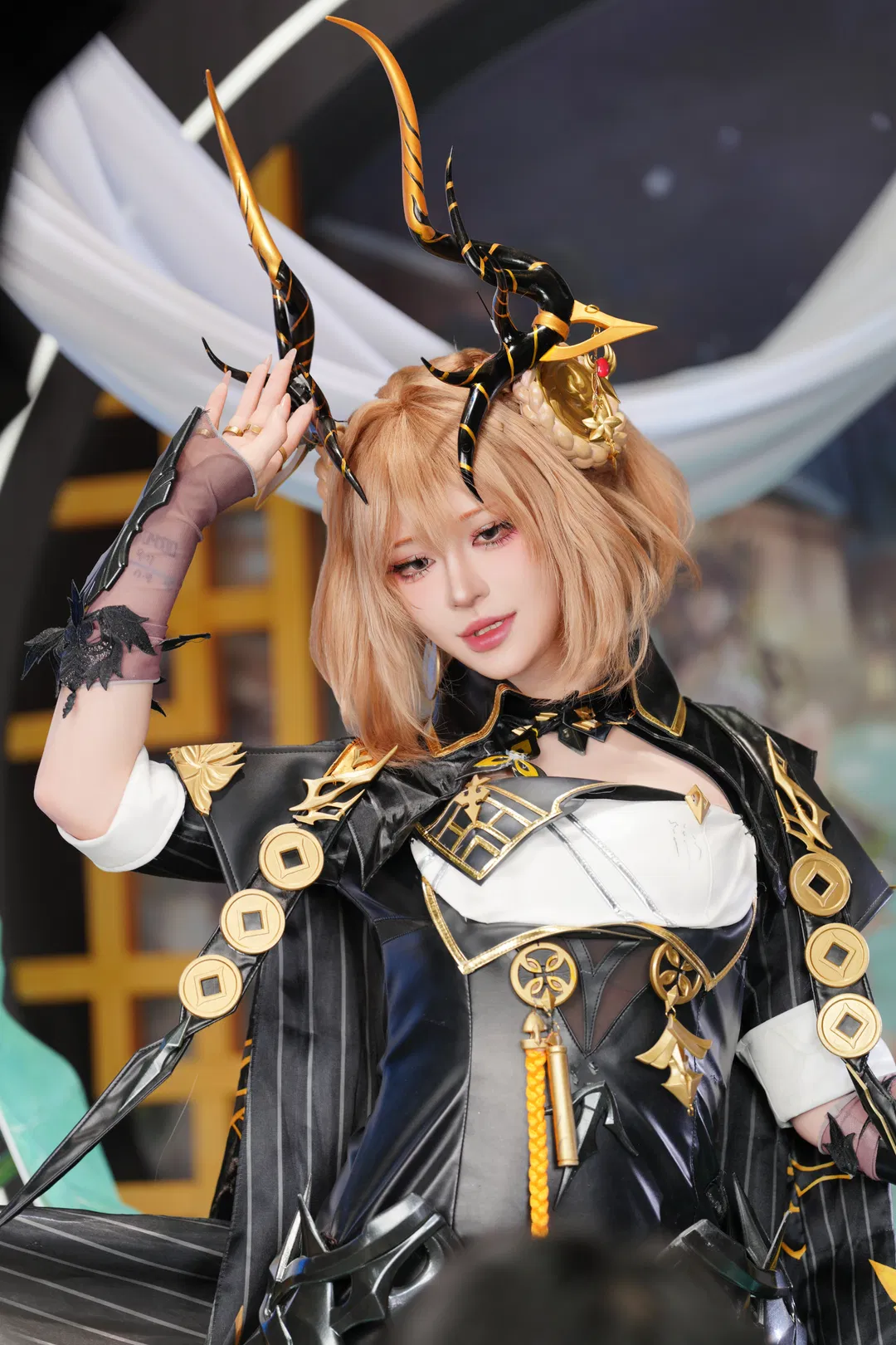 【止流cos】二重螺旋黑金造型漫展返图 - 第 12 张