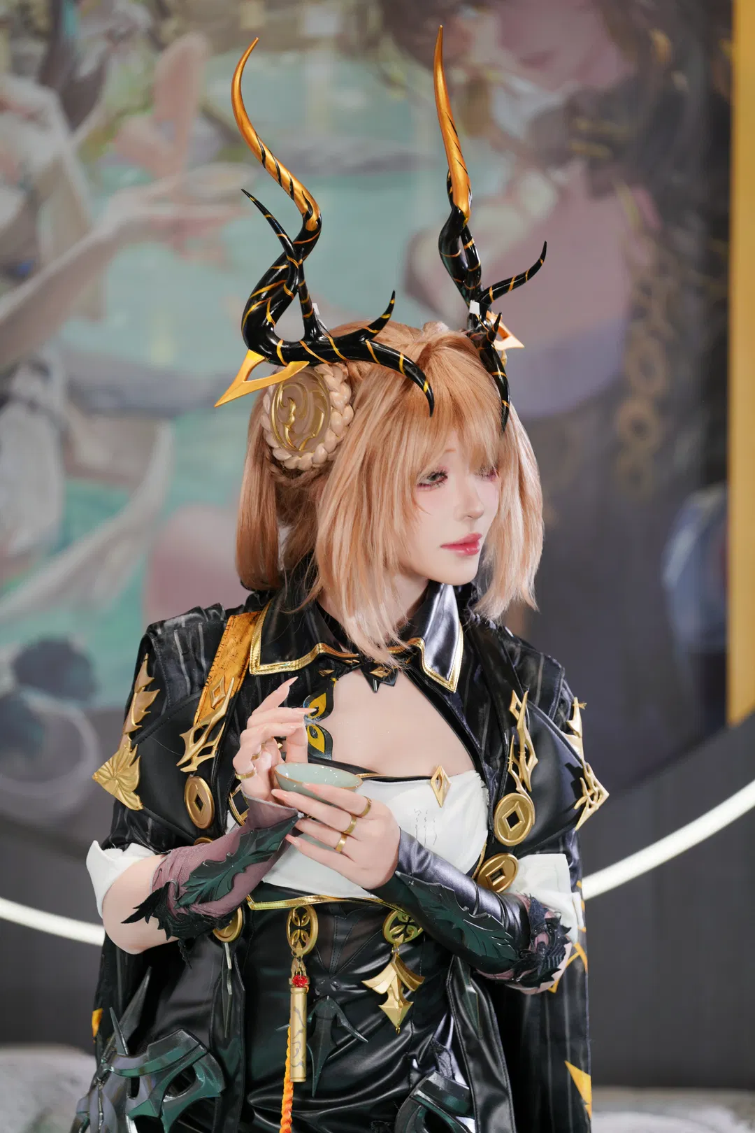 【止流cos】二重螺旋黑金造型漫展返图 - 第 6 张
