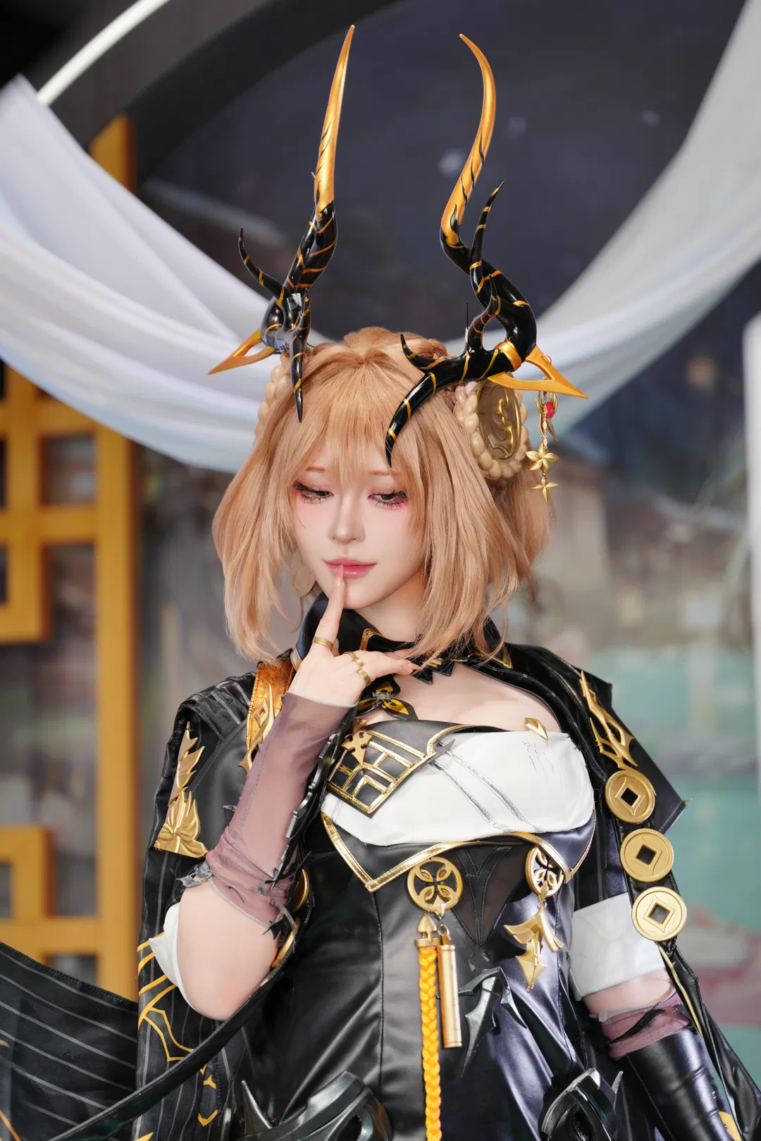 【止流cos】二重螺旋黑金造型漫展返图 - 第 8 张