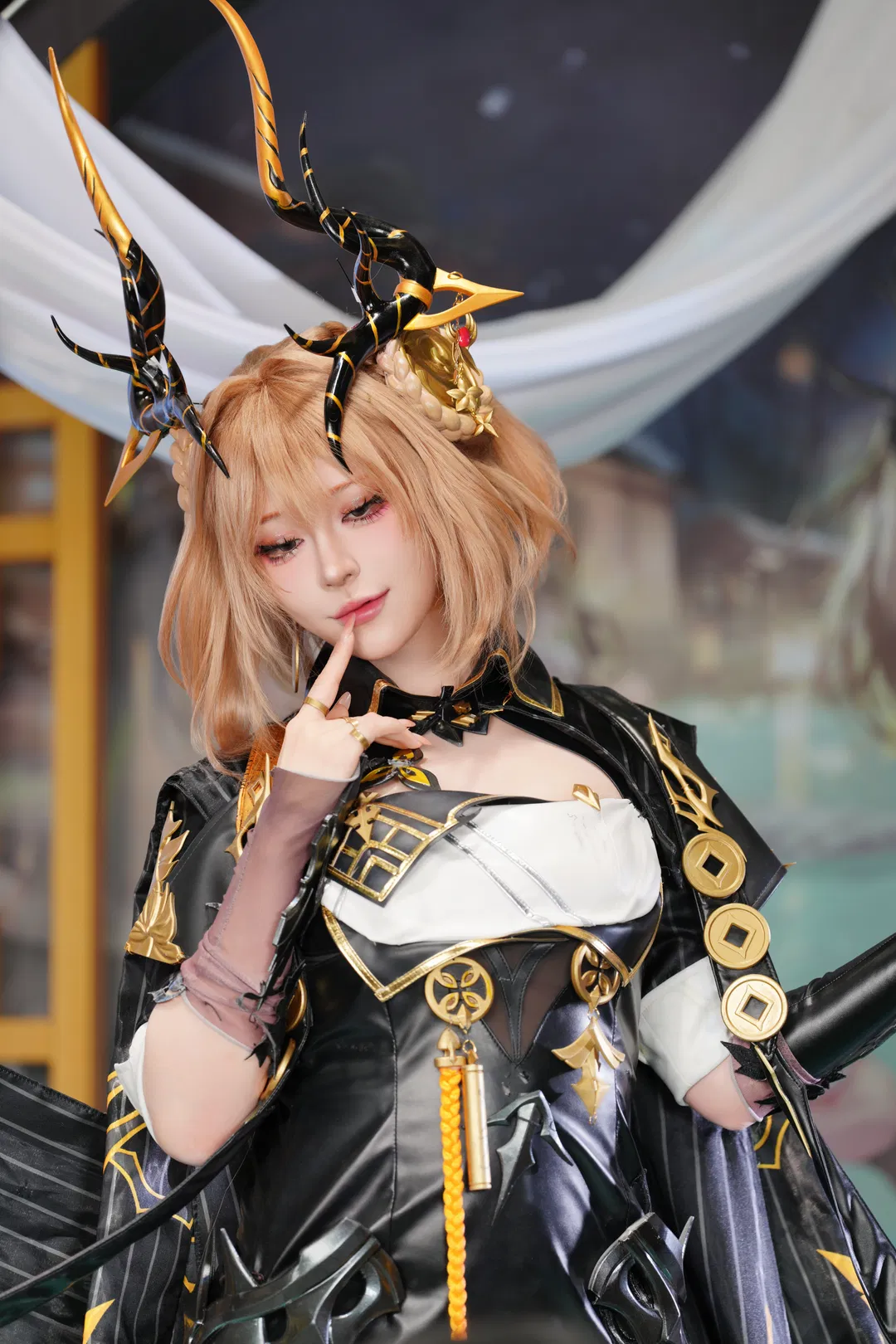 【止流cos】二重螺旋黑金造型漫展返图 - 第 9 张