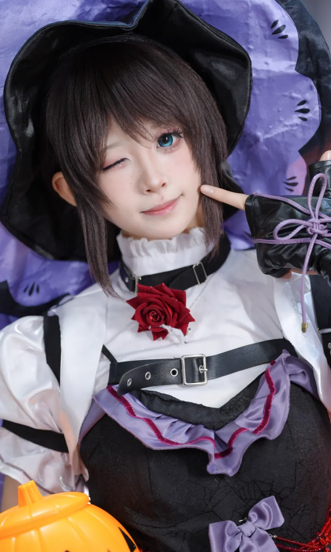 【艾玛伍兹cos】第五人格万圣节限定，提着南瓜灯赴约 - 第 2 张