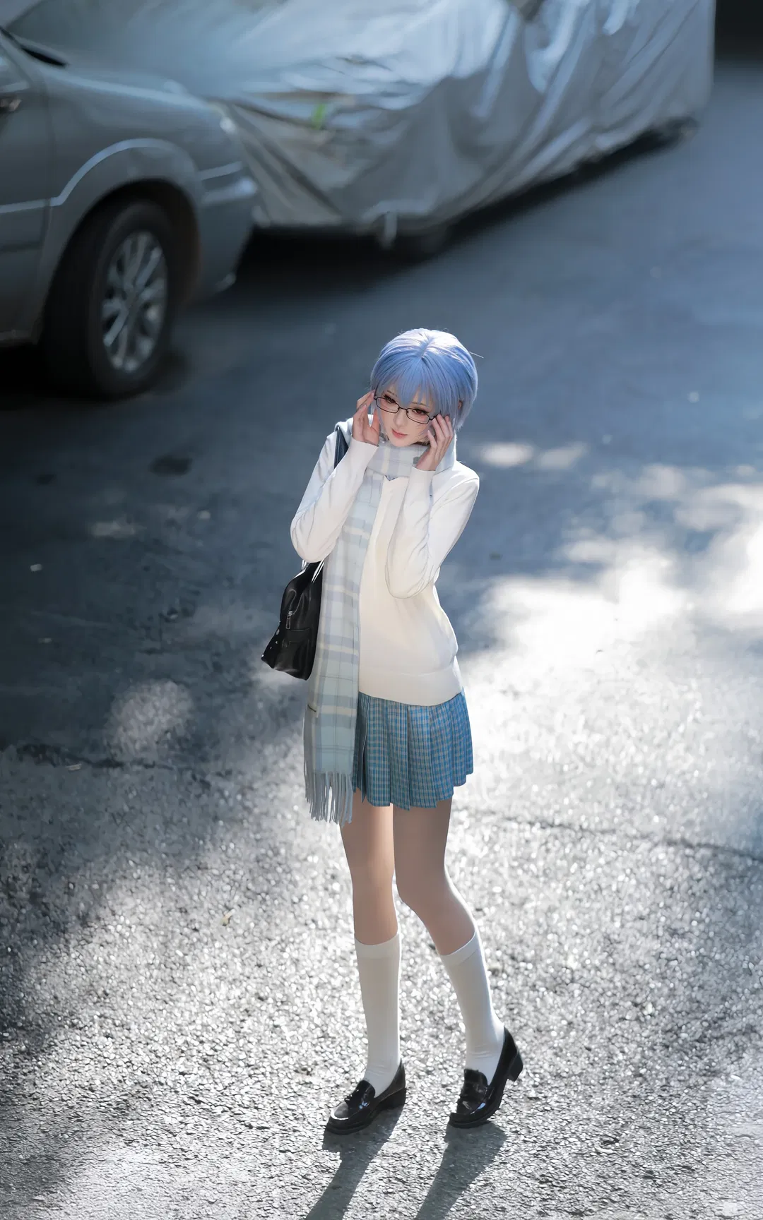 【綾波麗cos】EVA適格者的冬日私服街拍 - 第 1 張