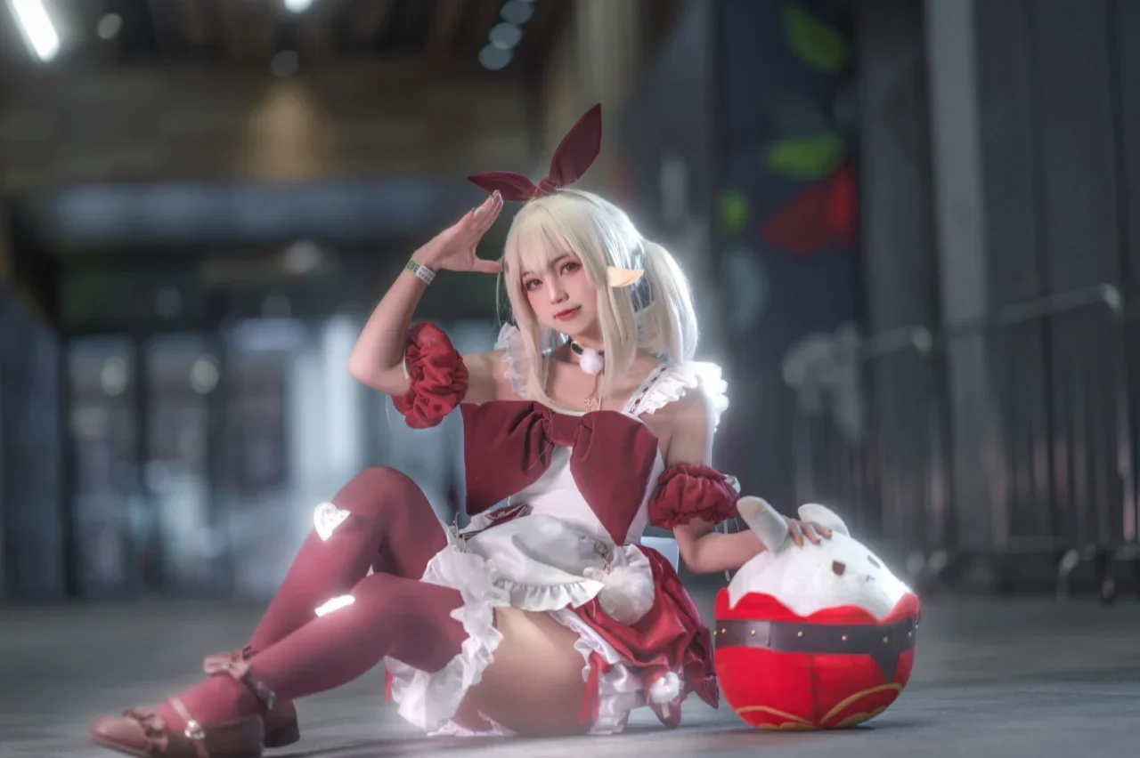 【可莉cos】原神可莉的同人女僕裝扮分享 - 第 2 張