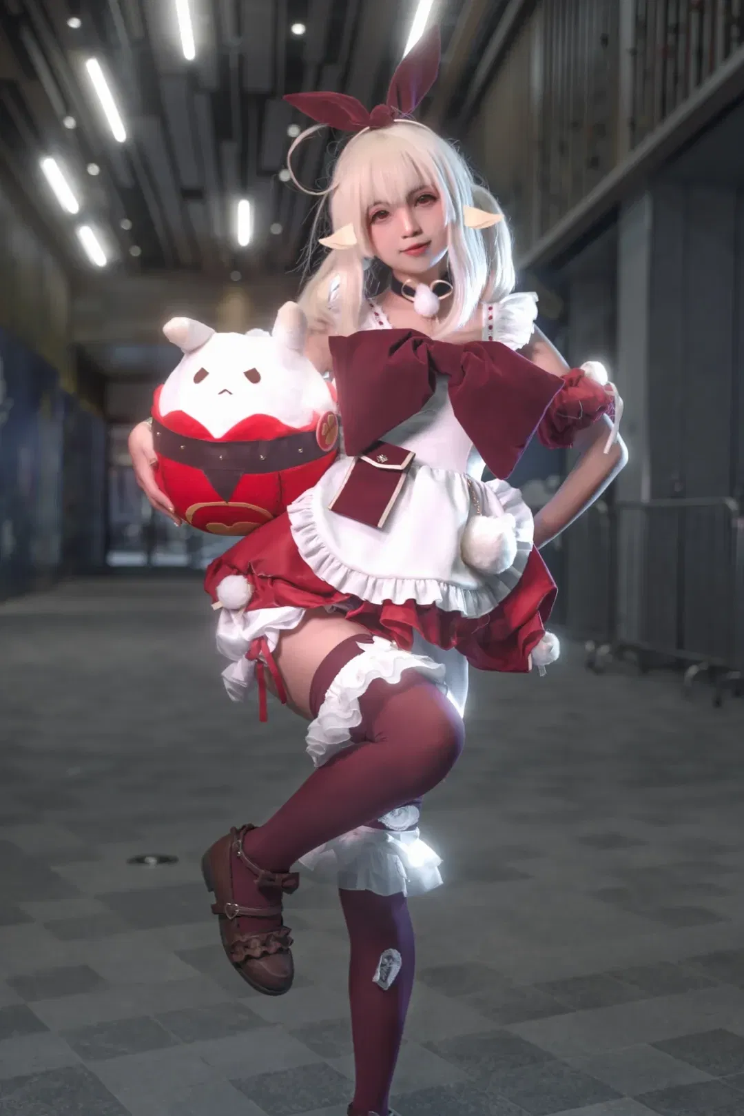 【可莉cos】原神可莉的同人女僕裝扮分享 - 第 3 張