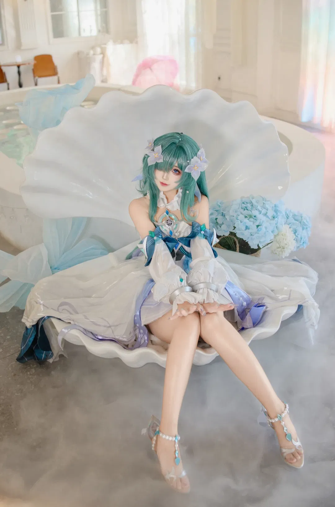 【沃雅妮莎cos】原神水之秘境的梦幻定格 - 第 1 张