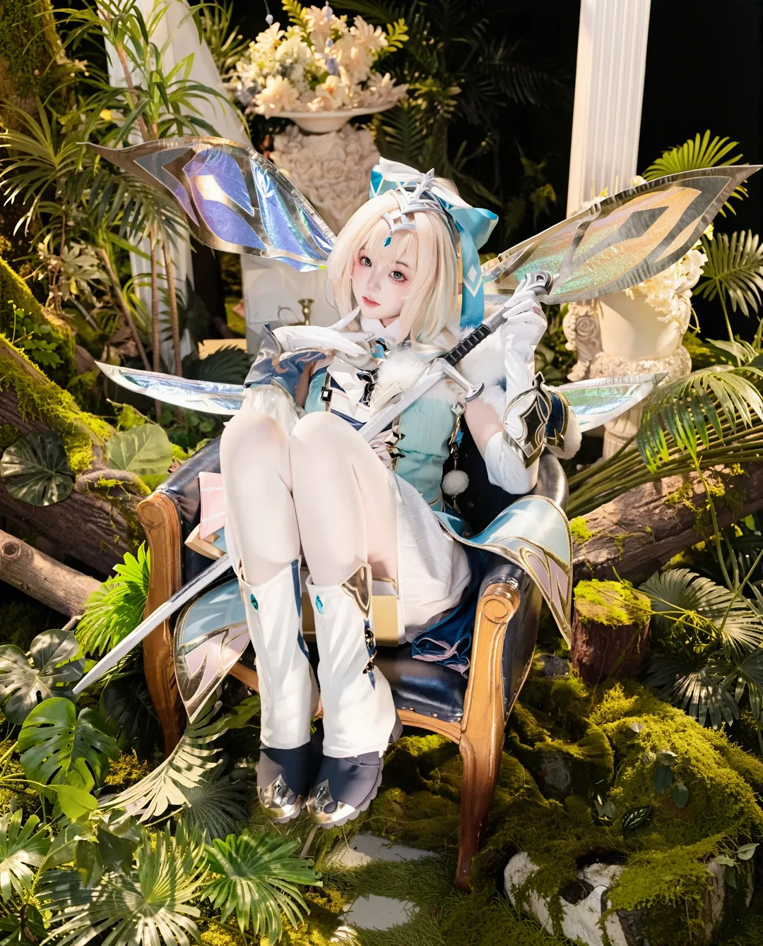 【薇斯纳cos】原神里的绿意冒险，用心感受角色的真诚创作 - 第 3 张