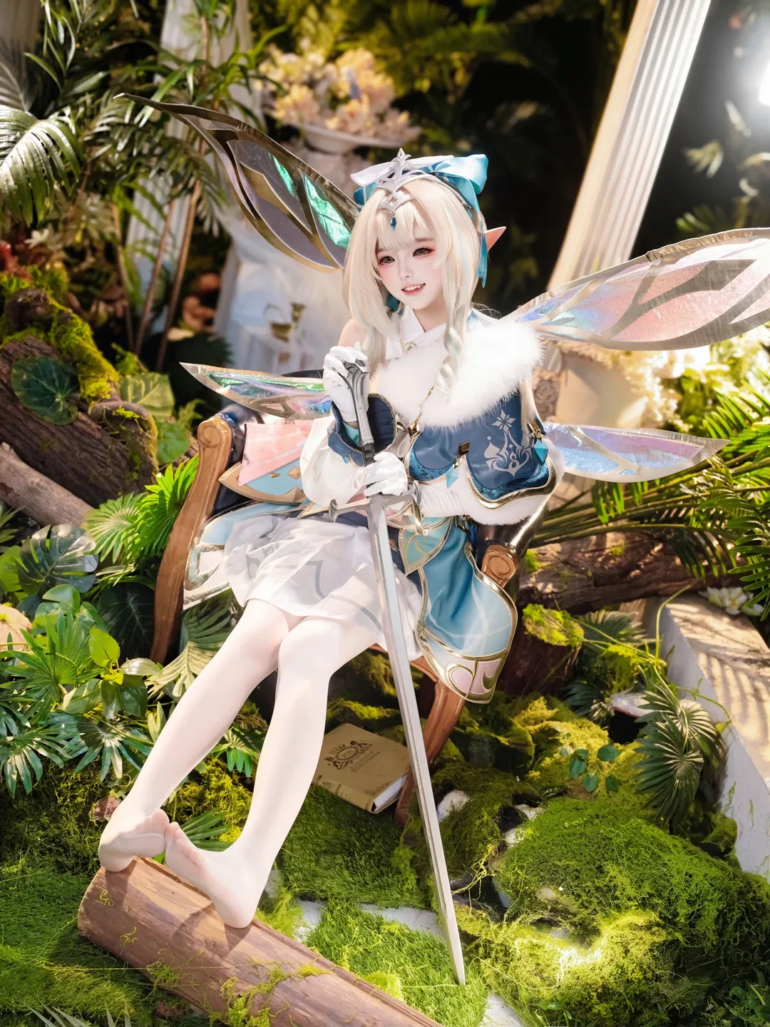 【薇斯纳cos】原神里的绿意冒险，用心感受角色的真诚创作 - 第 4 张