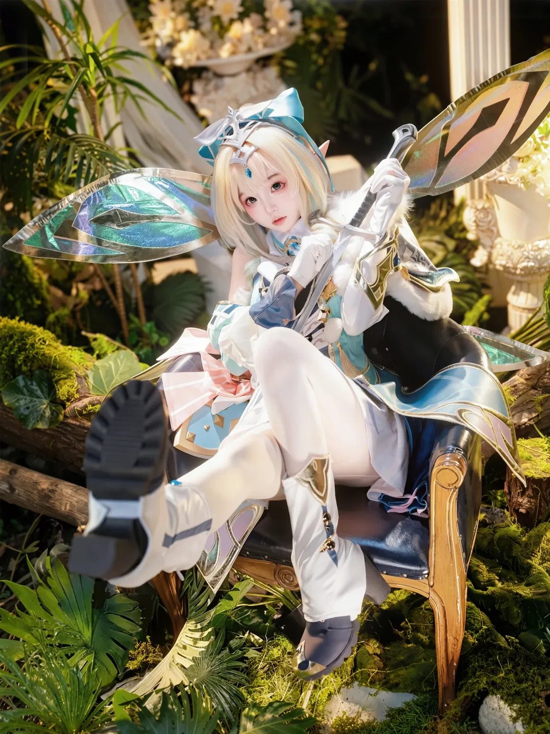 【薇斯纳cos】原神里的绿意冒险，用心感受角色的真诚创作 - 第 6 张