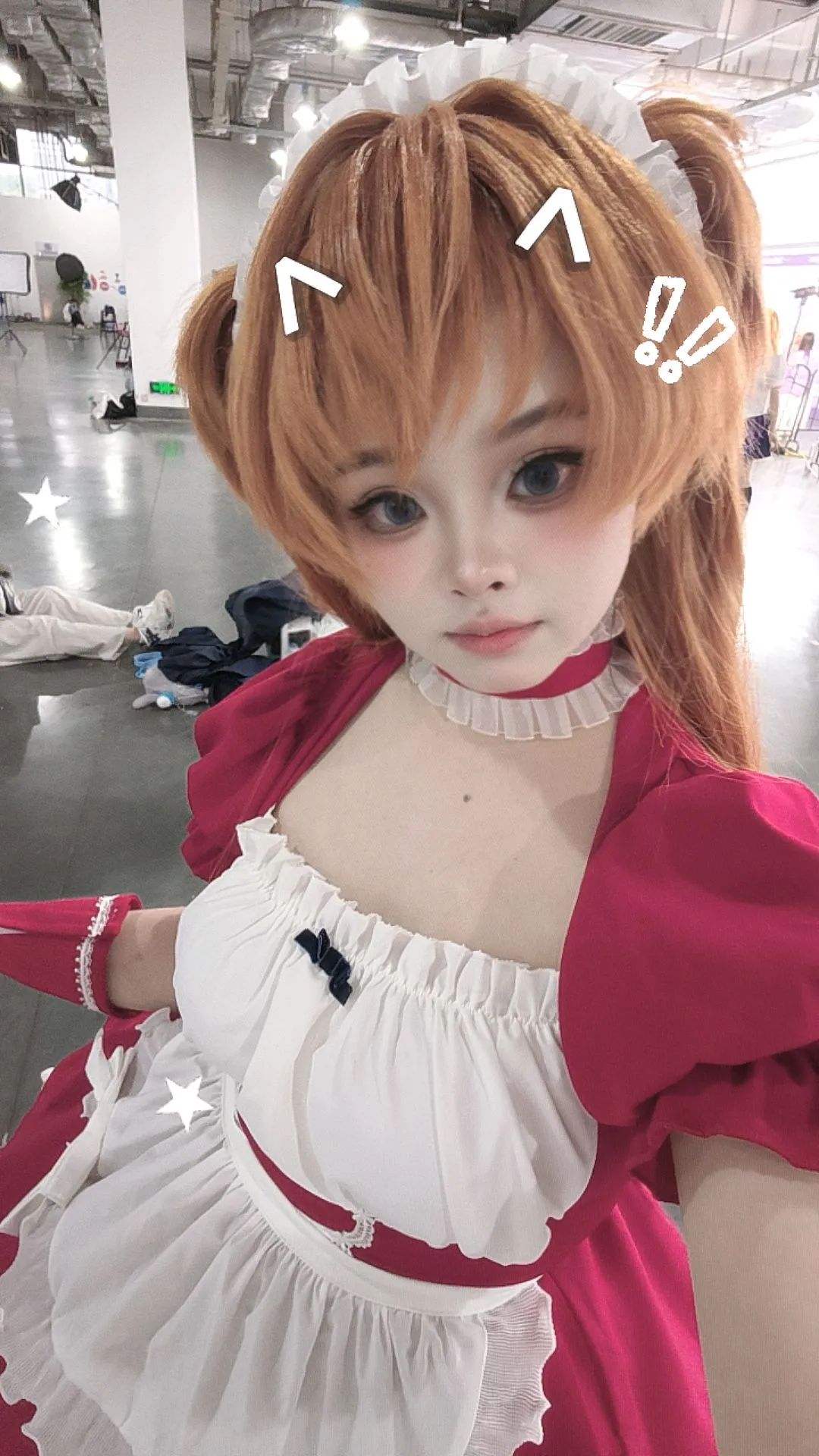 【明日香cos】長萌D1的女僕裝現場記錄 - 第 1 張