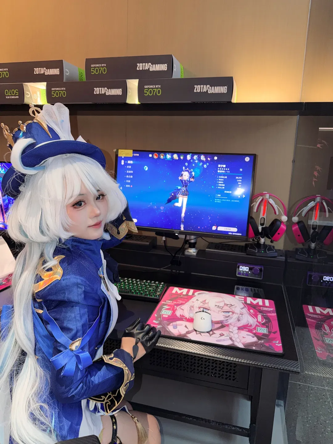 【芙宁娜cos】上街区电竞房里的新造型 - 第 2 张