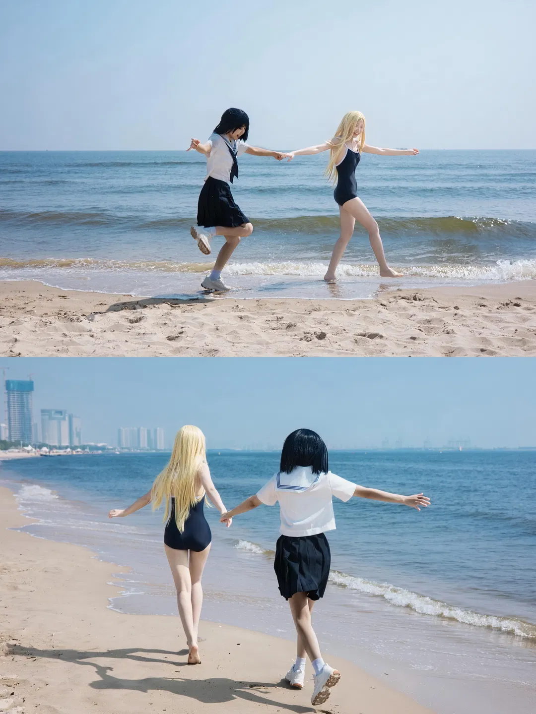 【小舟潮cos】夏日重现海边，和小舟澪一起奔跑的夏日记忆 - 第 1 张