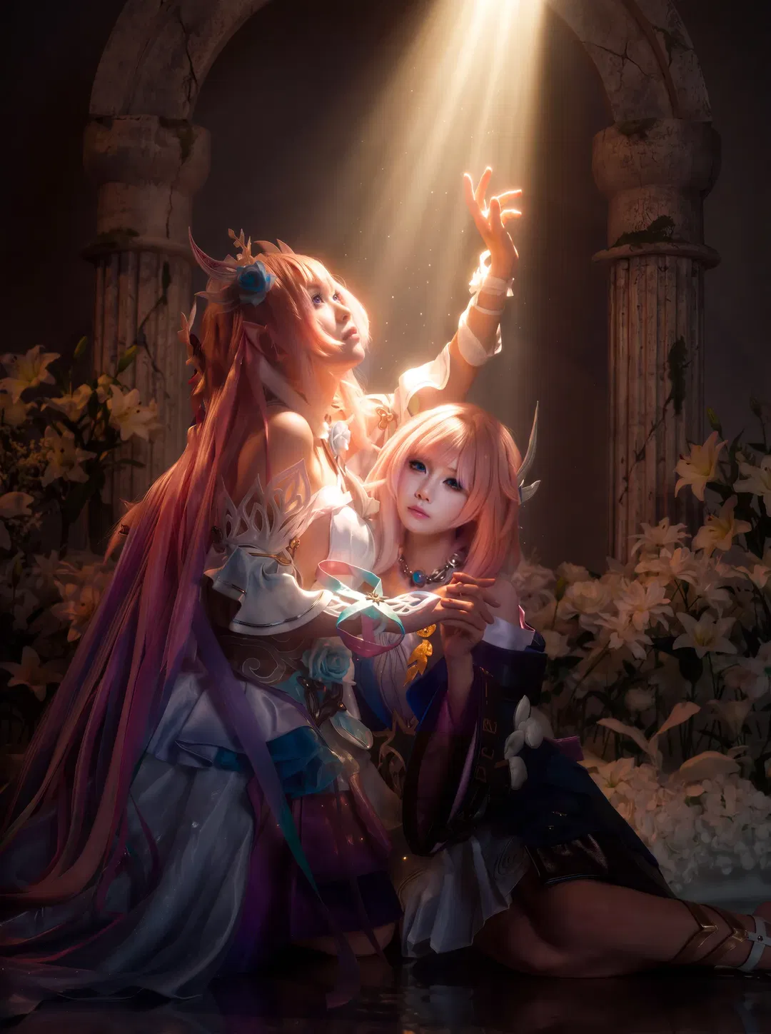 【昔涟cos】崩坏星穹铁道翁法罗斯的黄金裔 - 第 1 张