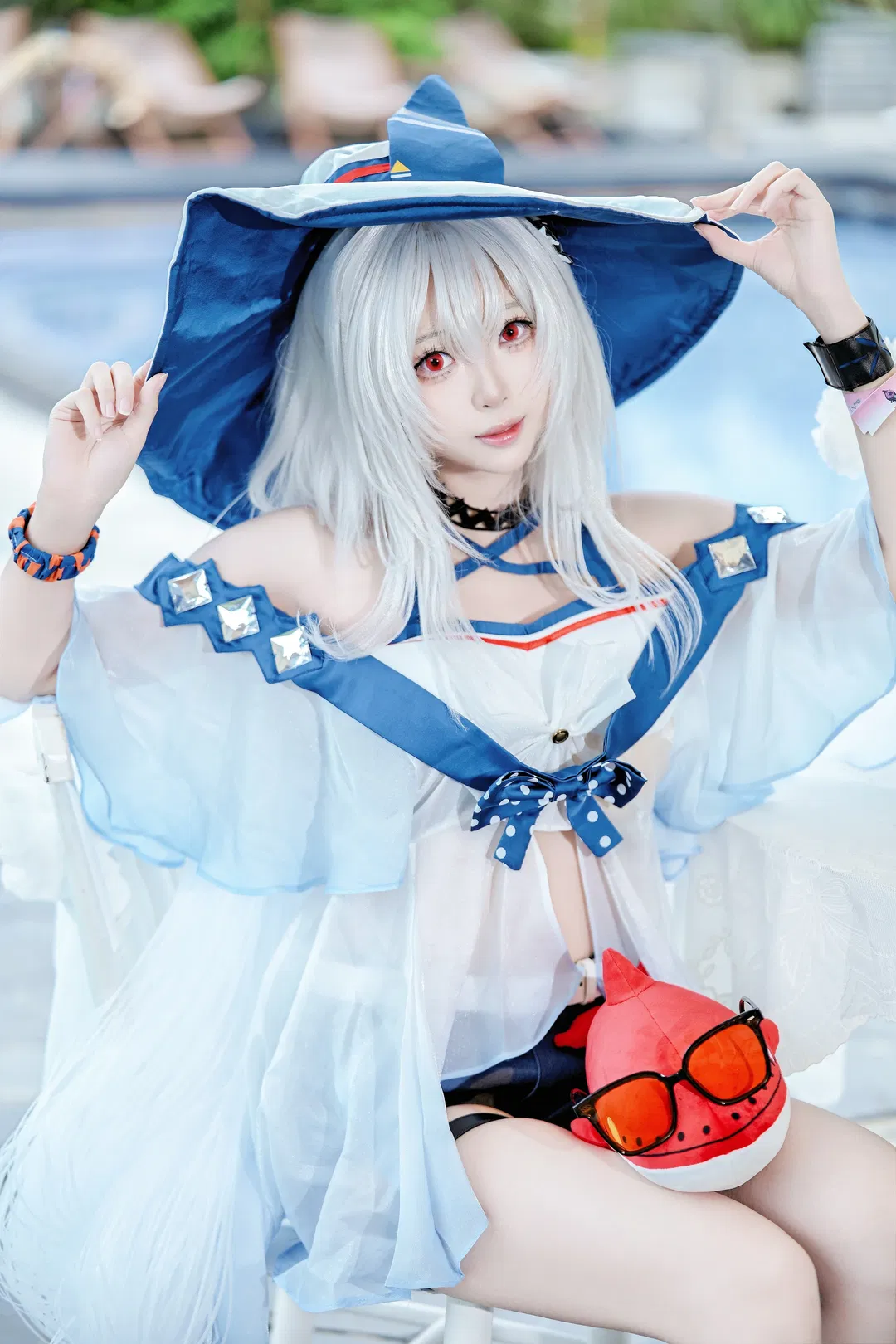 【斯卡蒂cos】南宁泳池畔的夏日外景记录 - 第 1 张