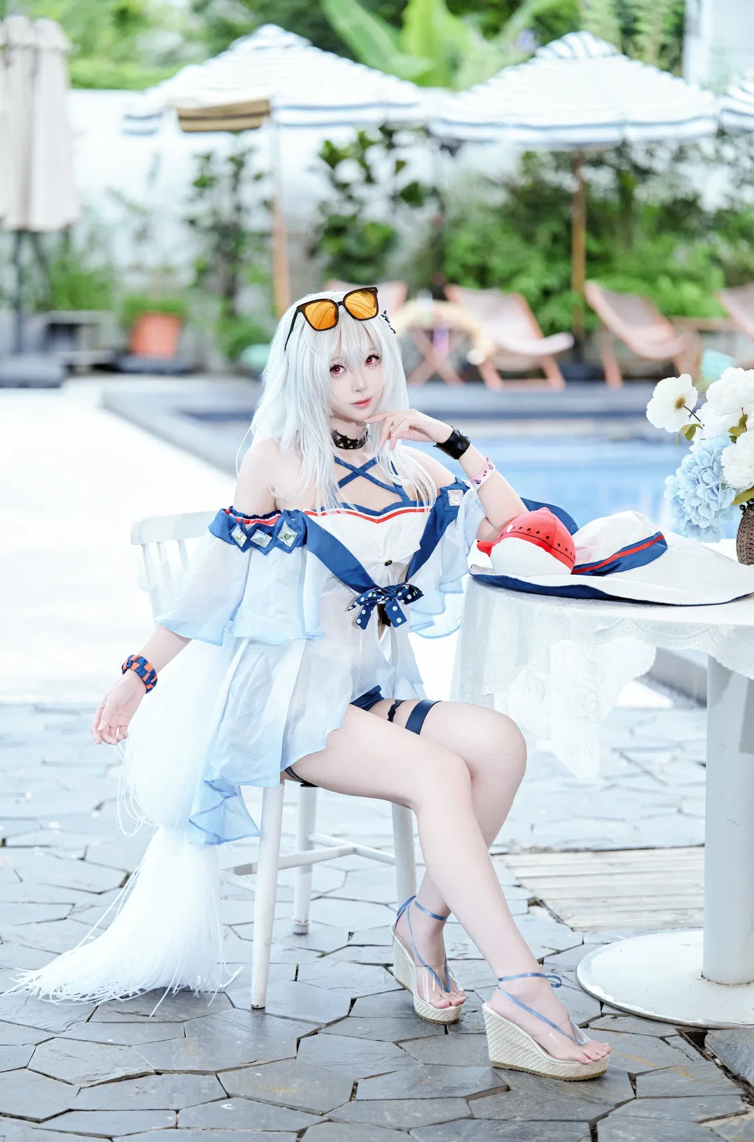 【斯卡蒂cos】南宁泳池畔的夏日外景记录 - 第 5 张