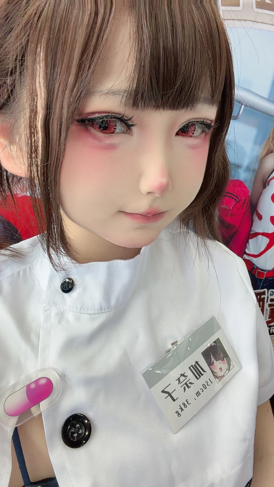 无锡漫展 白色制服与红瞳妆造的搭配记录 - 第 1 张