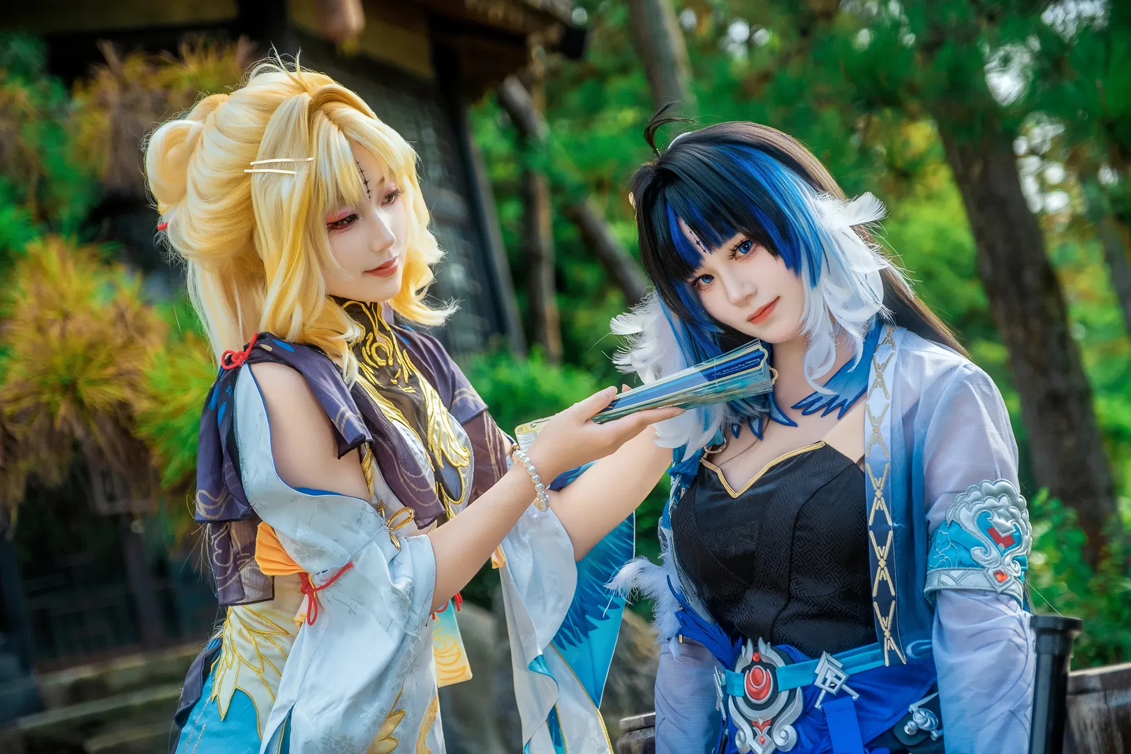 【穗穗秧秧cos】鸣潮姐妹花的园林日常 - 第 7 张