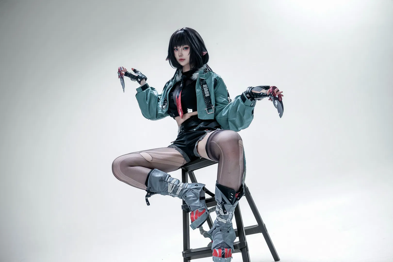 【简杜cos】绝区零的暗夜行者，持刃以待 - 第 6 张