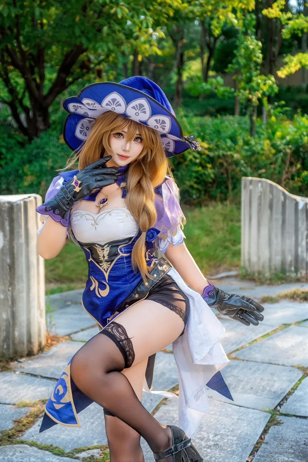 【麗莎cos】原神魔法使的外景記錄，紫玫瑰與舊書的奇妙碰撞 - 第 2 張