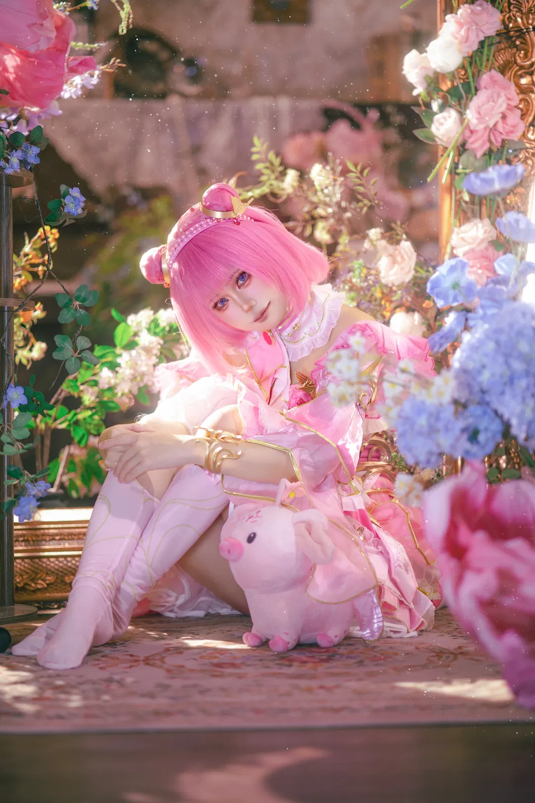 【陈樱儿cos】神印王座粉色猎魔团动作参考 - 第 9 张