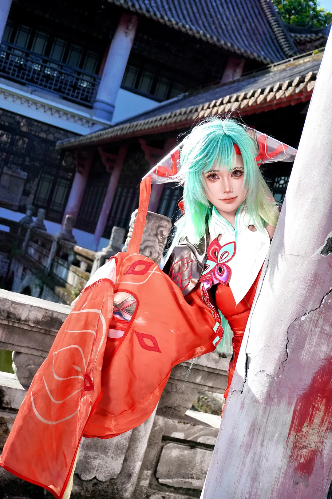 【少司缘cos】佛山中山公园古风建筑与湖畔的完美适配 - 第 2 张