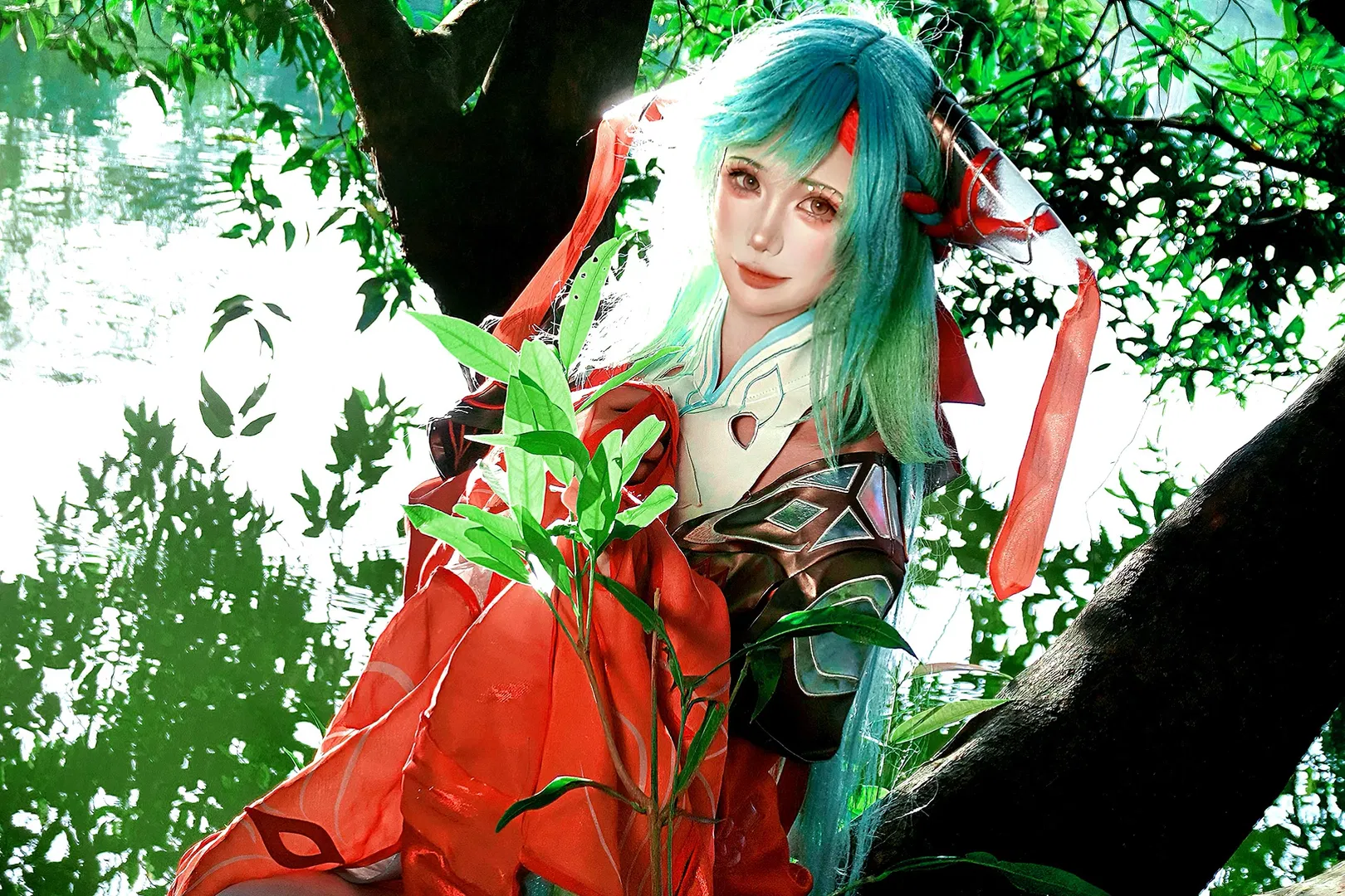 【少司缘cos】佛山中山公园古风建筑与湖畔的完美适配 - 第 5 张