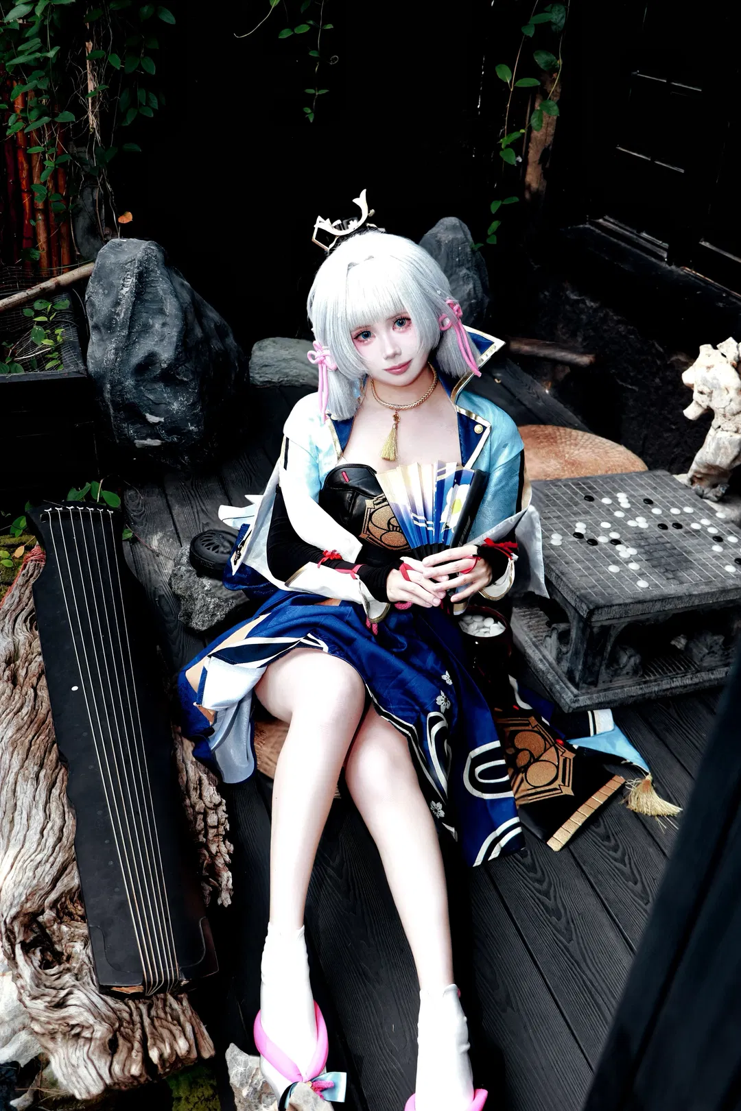 【神里绫华cos】原神白鹭公主的九松静舍游园记 - 第 1 张