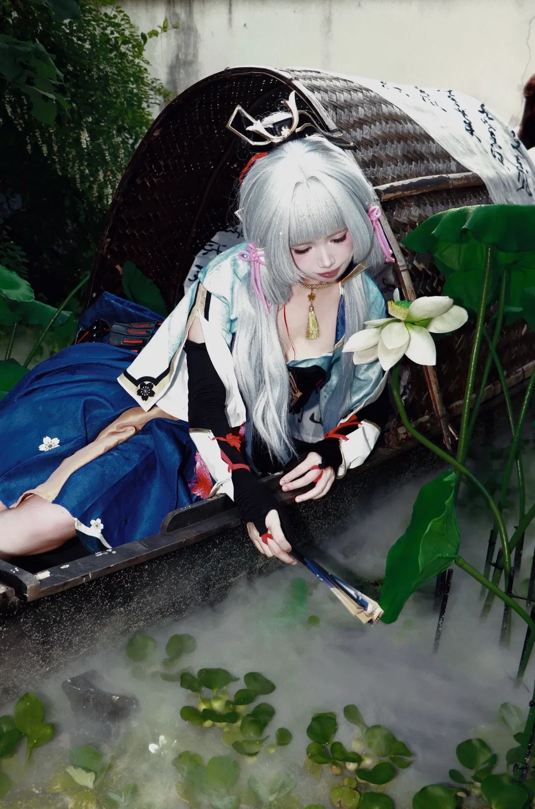 【神里绫华cos】原神白鹭公主的九松静舍游园记 - 第 4 张