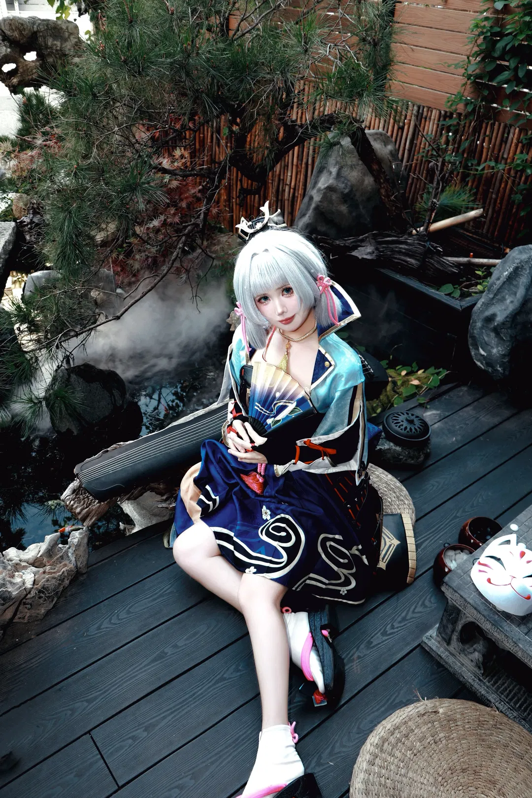 【神里绫华cos】原神白鹭公主的九松静舍游园记 - 第 5 张