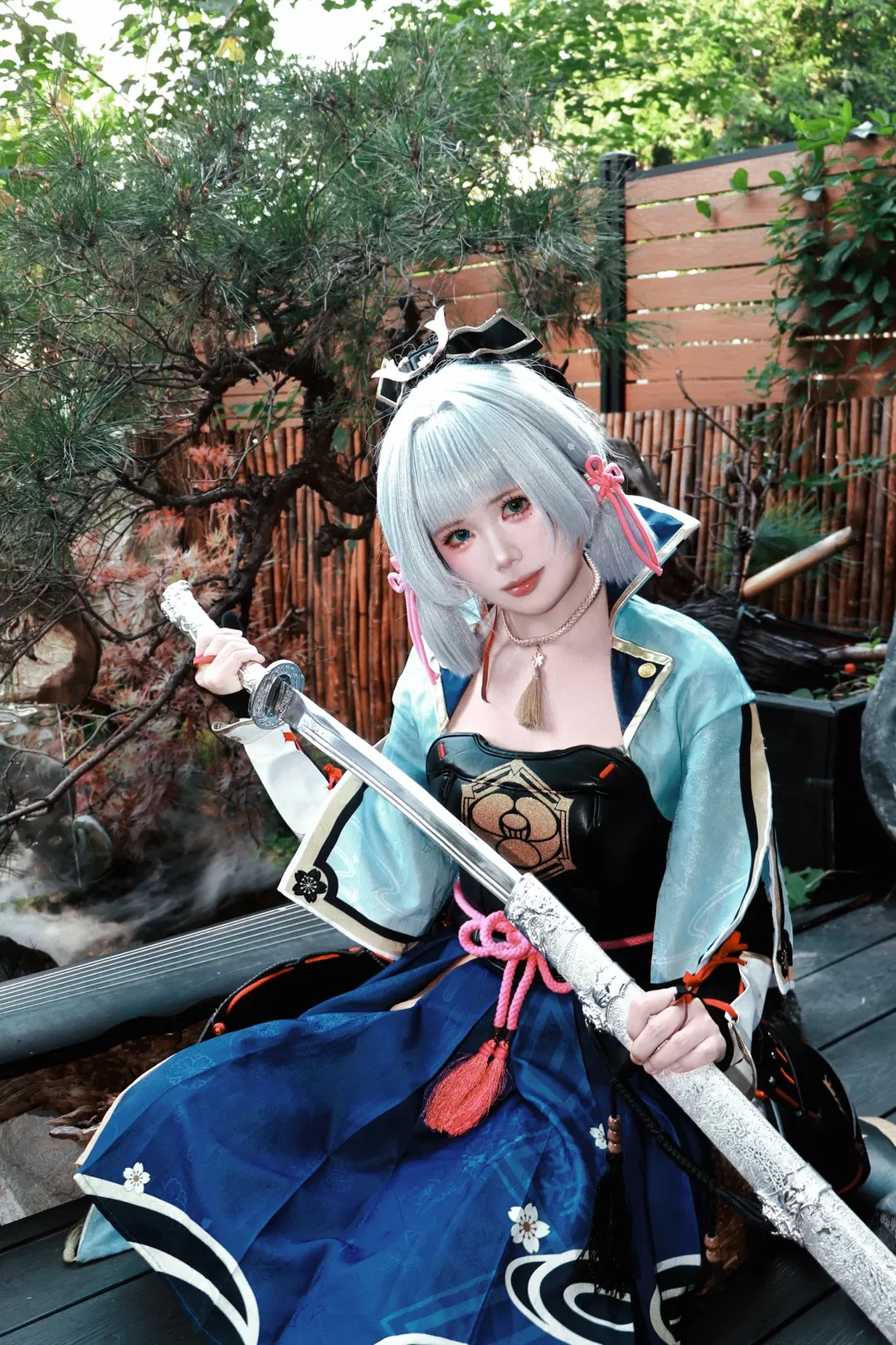 【神里绫华cos】原神白鹭公主的九松静舍游园记 - 第 9 张