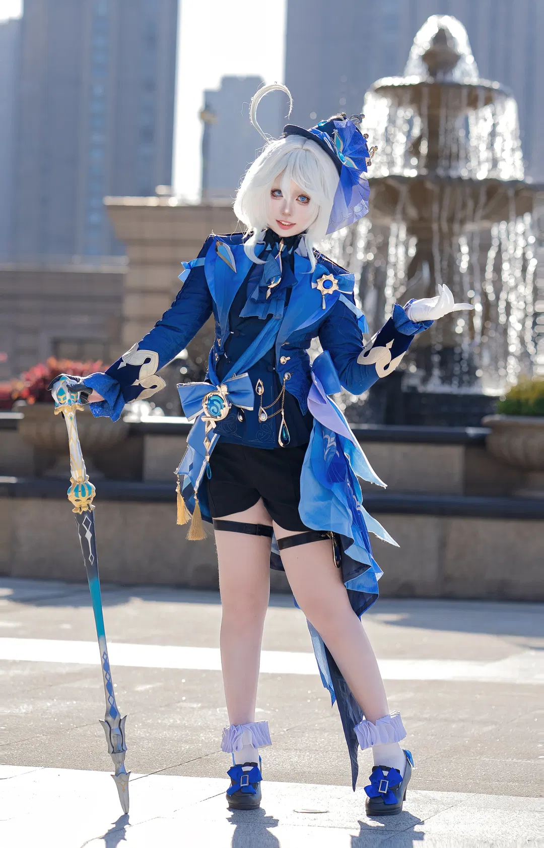 【芙宁娜cos】原神水神芙宁娜的外景正片记录 - 第 2 张