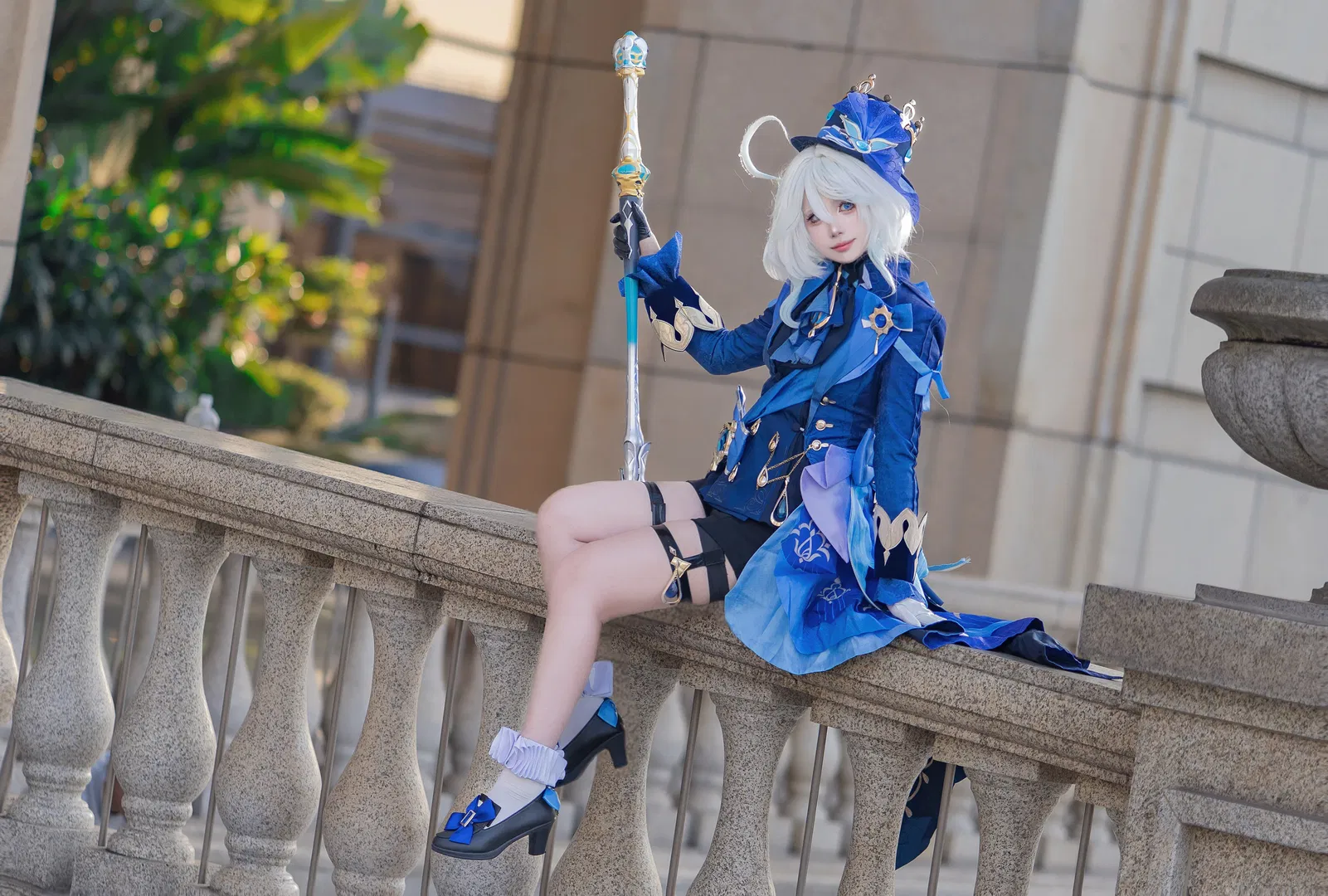 【芙宁娜cos】原神水神芙宁娜的外景正片记录 - 第 3 张