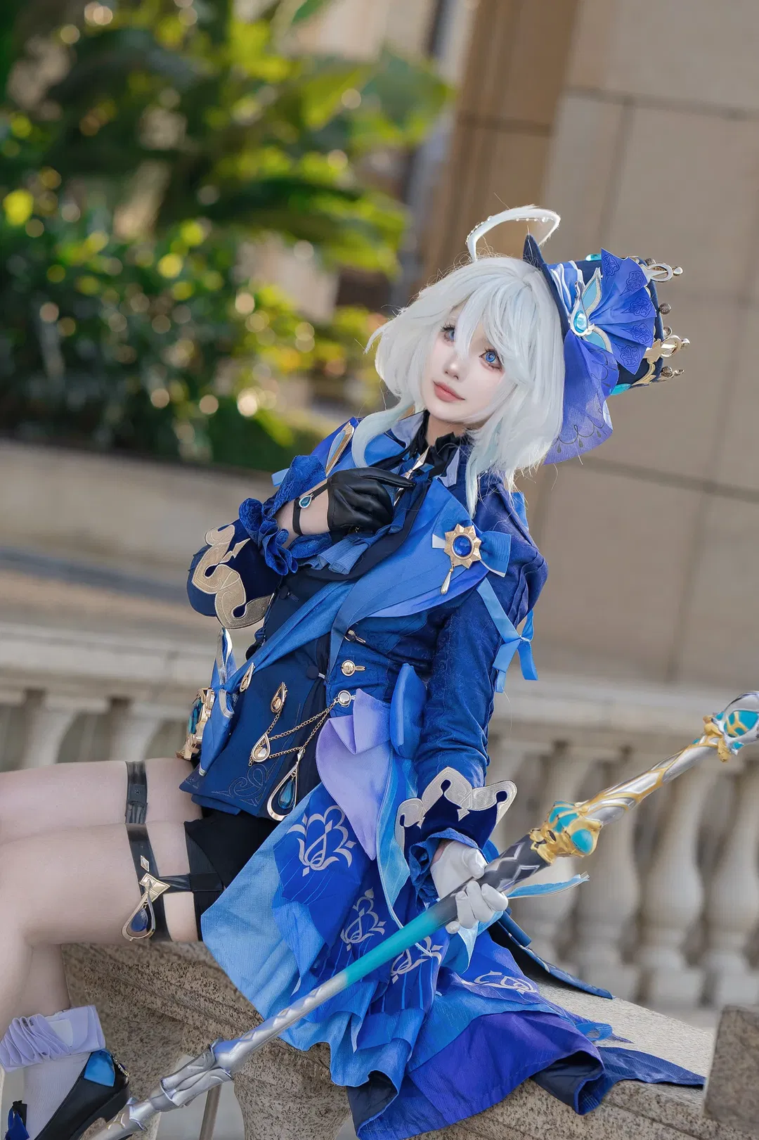 【芙宁娜cos】原神水神芙宁娜的外景正片记录 - 第 5 张