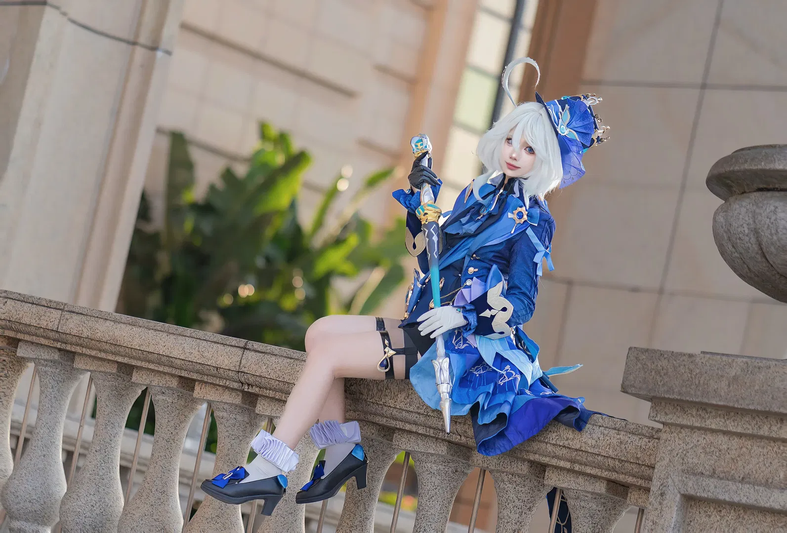 【芙宁娜cos】原神水神芙宁娜的外景正片记录 - 第 8 张