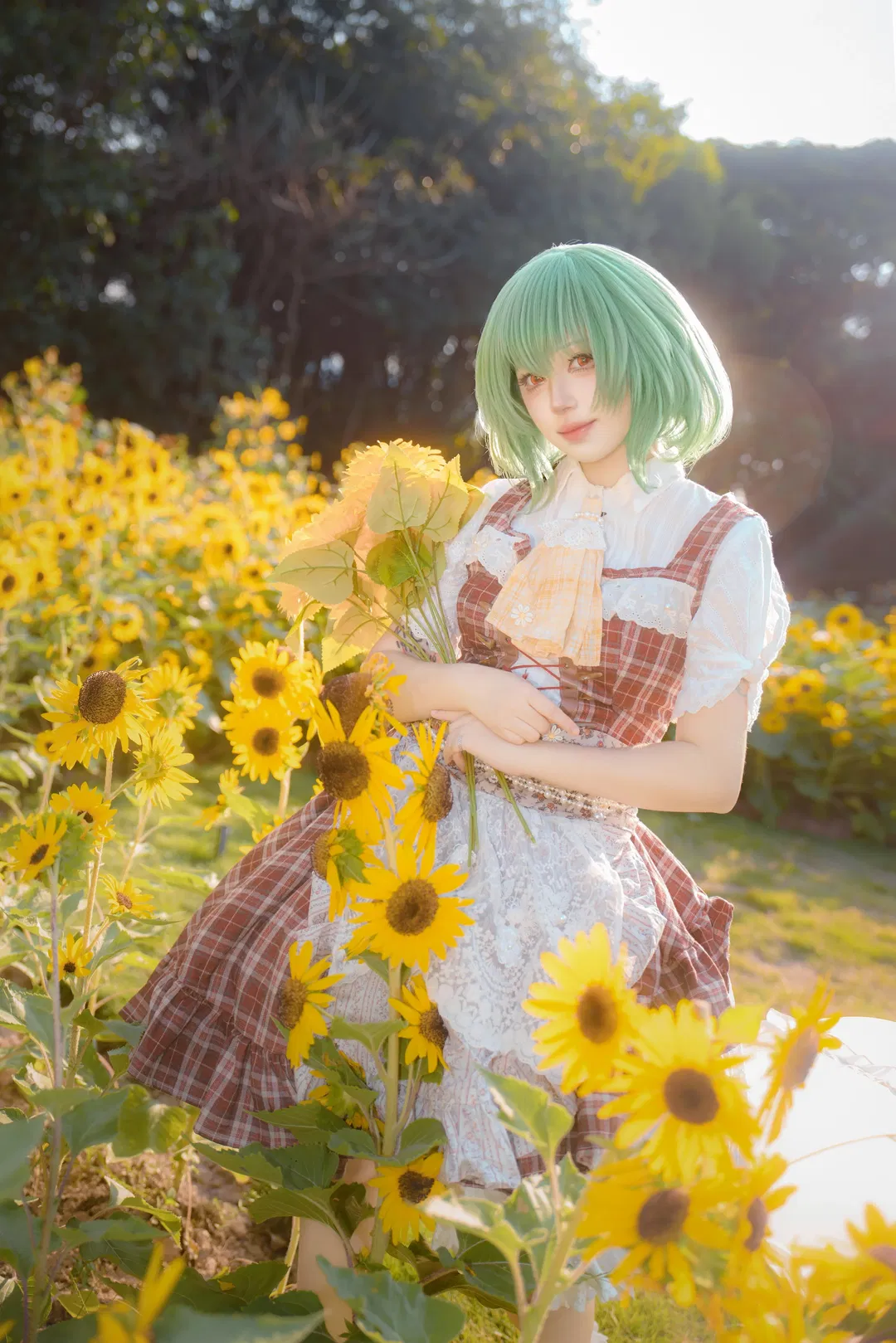 【風見幽香cos】在向日葵花海中感受花之妖怪的生命力 - 第 5 張