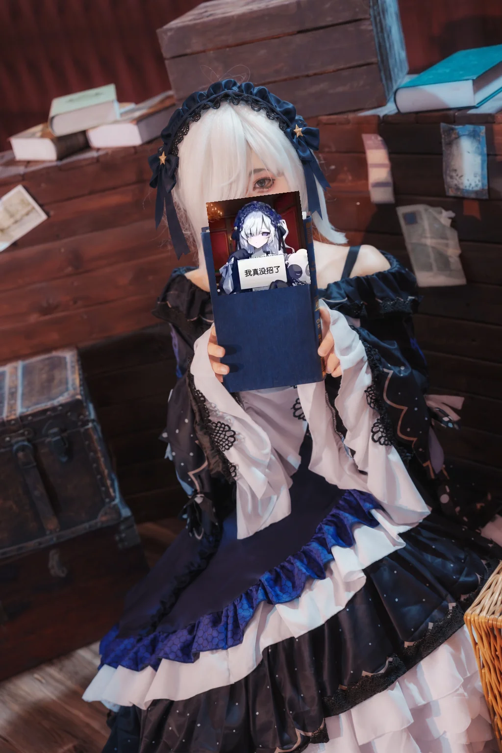 【夏目安安cos】魔法少女的魔女裁判 华丽洛丽塔夜景拍摄记录 - 第 4 张